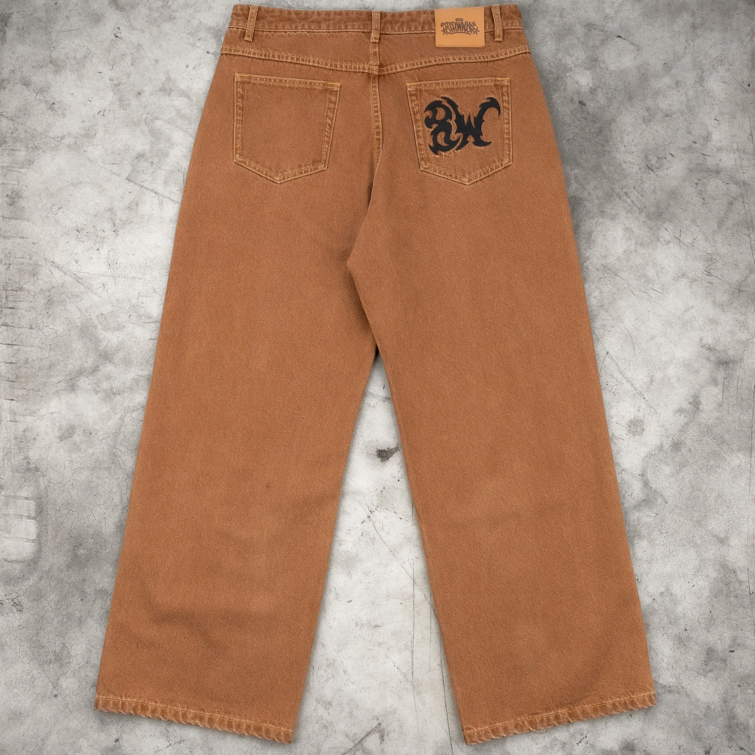 8W TRIBAL BAGGY JEANS BROWN sold by 8thwndr product image thumbnail 4