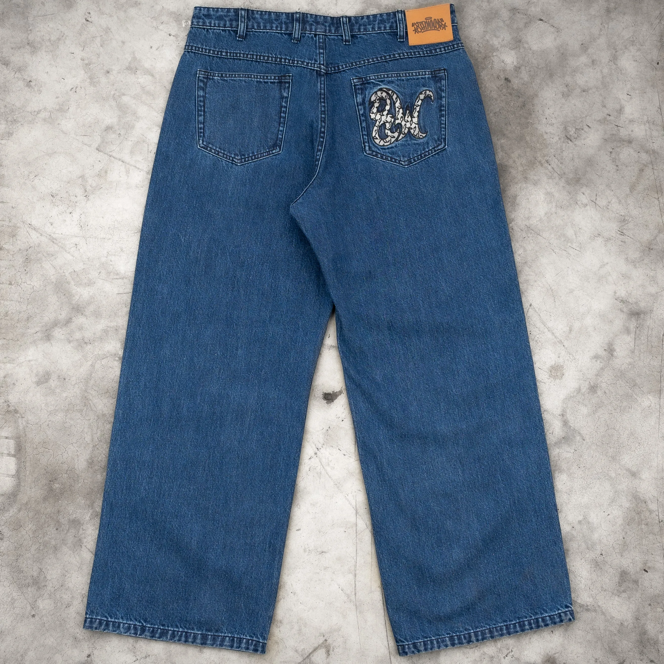 8W METAL BAGGY JEANS DARK BLUE sold by 8thwndr product image thumbnail 4