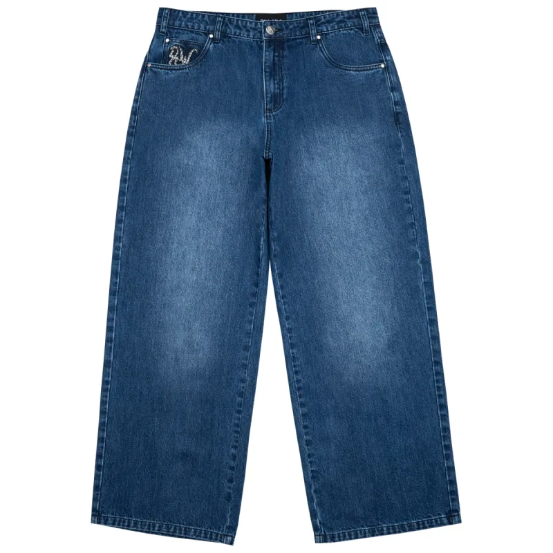 8W METAL BAGGY JEANS DARK BLUE sold by 8thwndr
