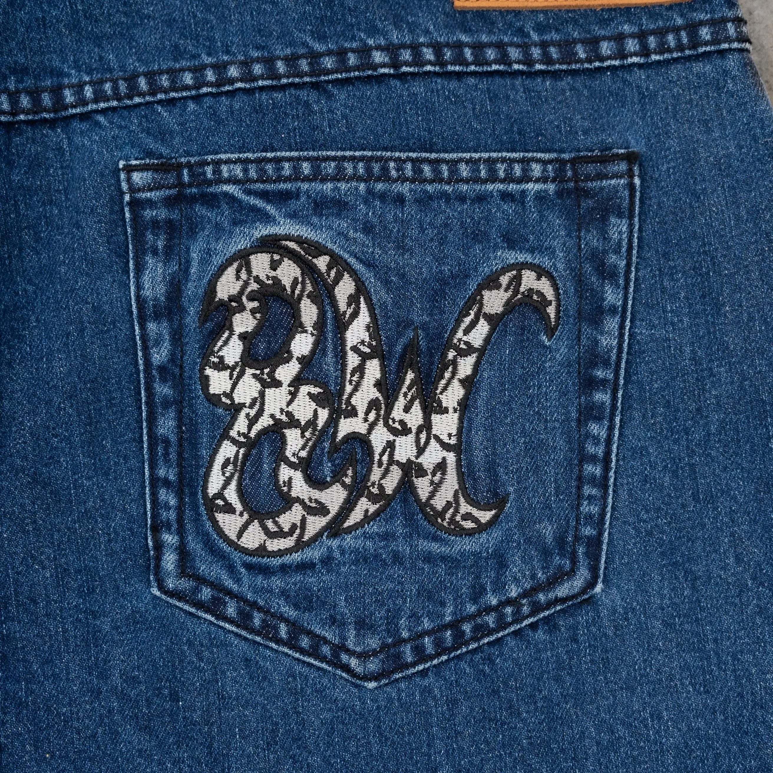 8W METAL BAGGY JEANS DARK BLUE sold by 8thwndr product image thumbnail 5