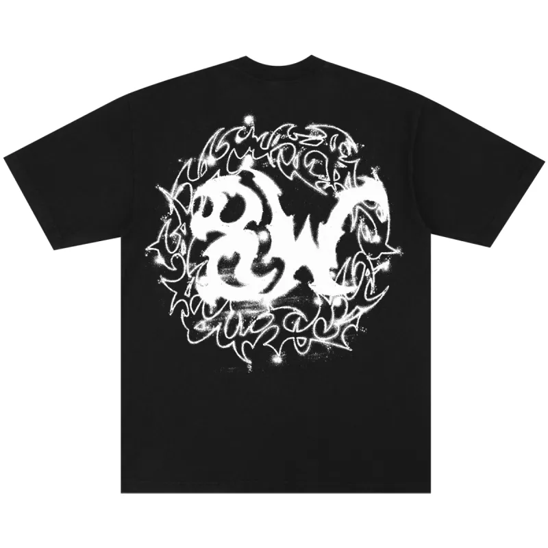 8W WREATH TEE BLACK sold by 8thwndr