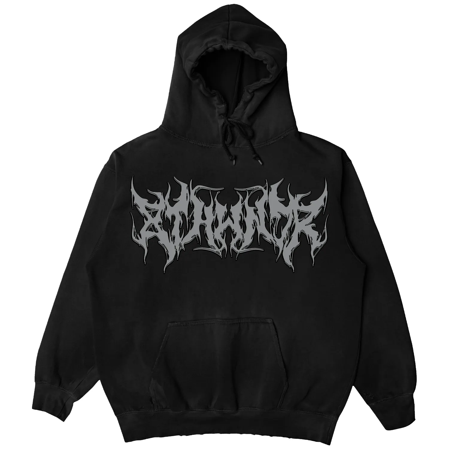 HARDCORE LOGO HOODIE BLACK sold by 8thwndr