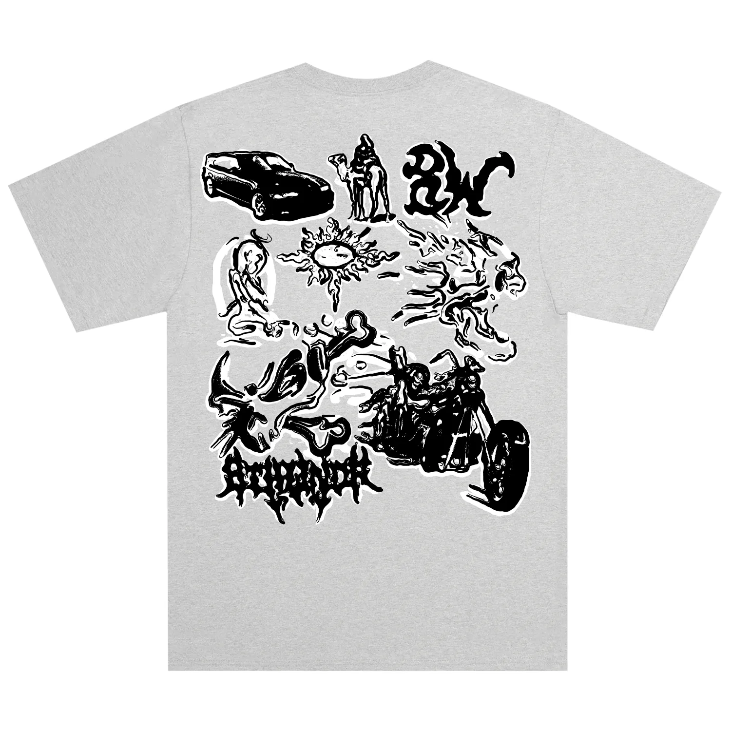 8W FLASH TEE ASH sold by 8thwndr