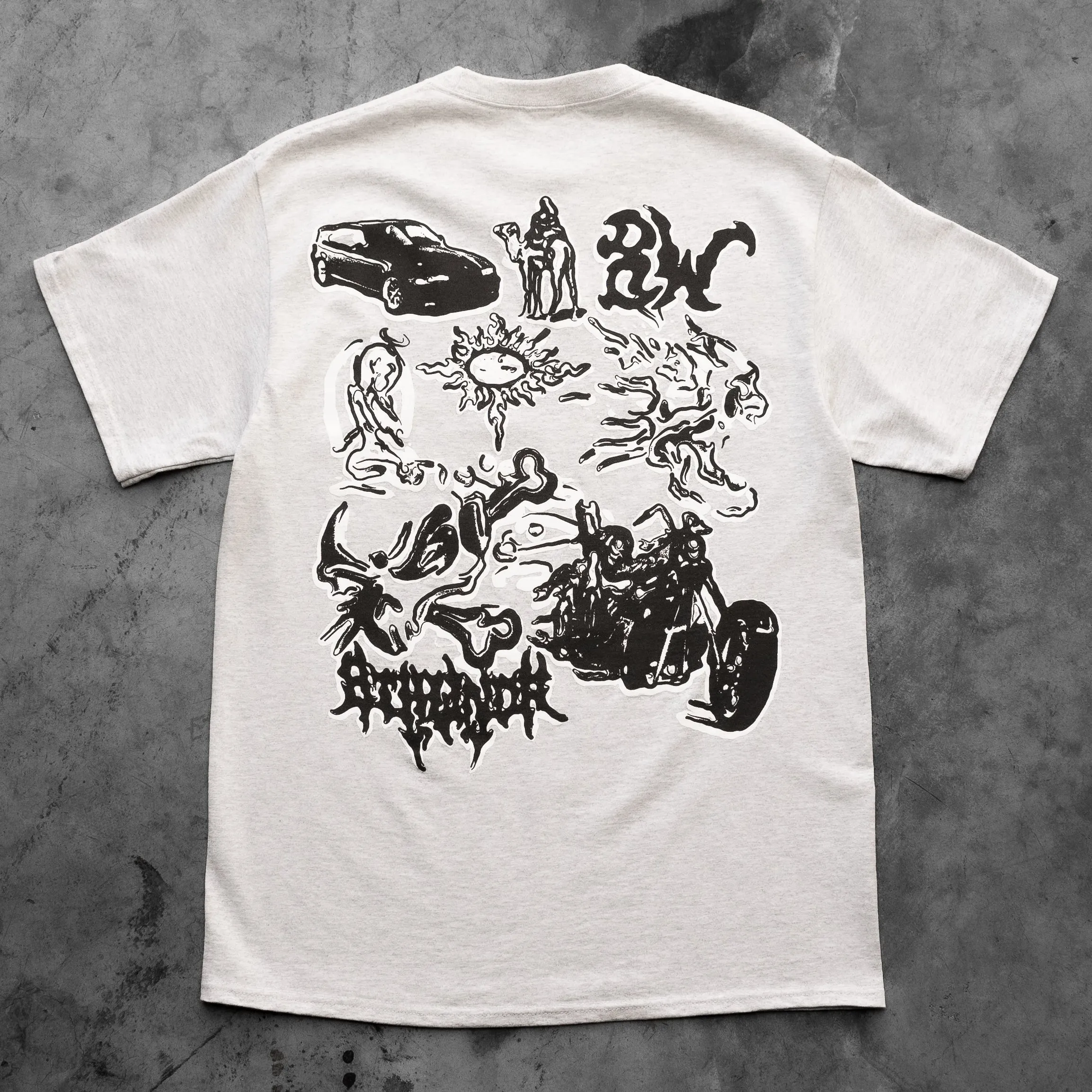 8W FLASH TEE ASH sold by 8thwndr product image thumbnail 3