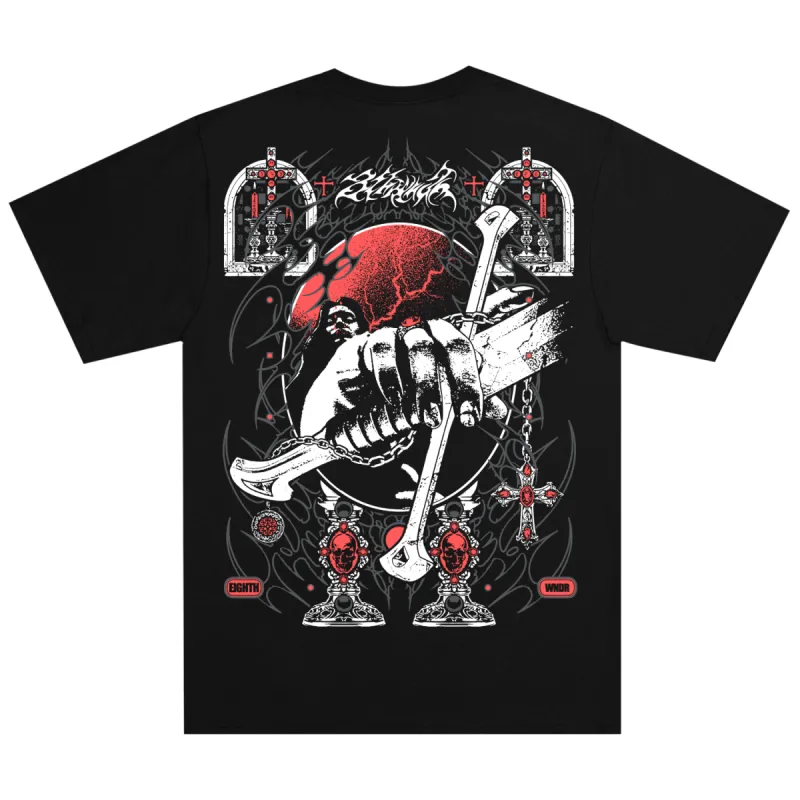 SWORD GIRL TEE BLACK sold by 8thwndr