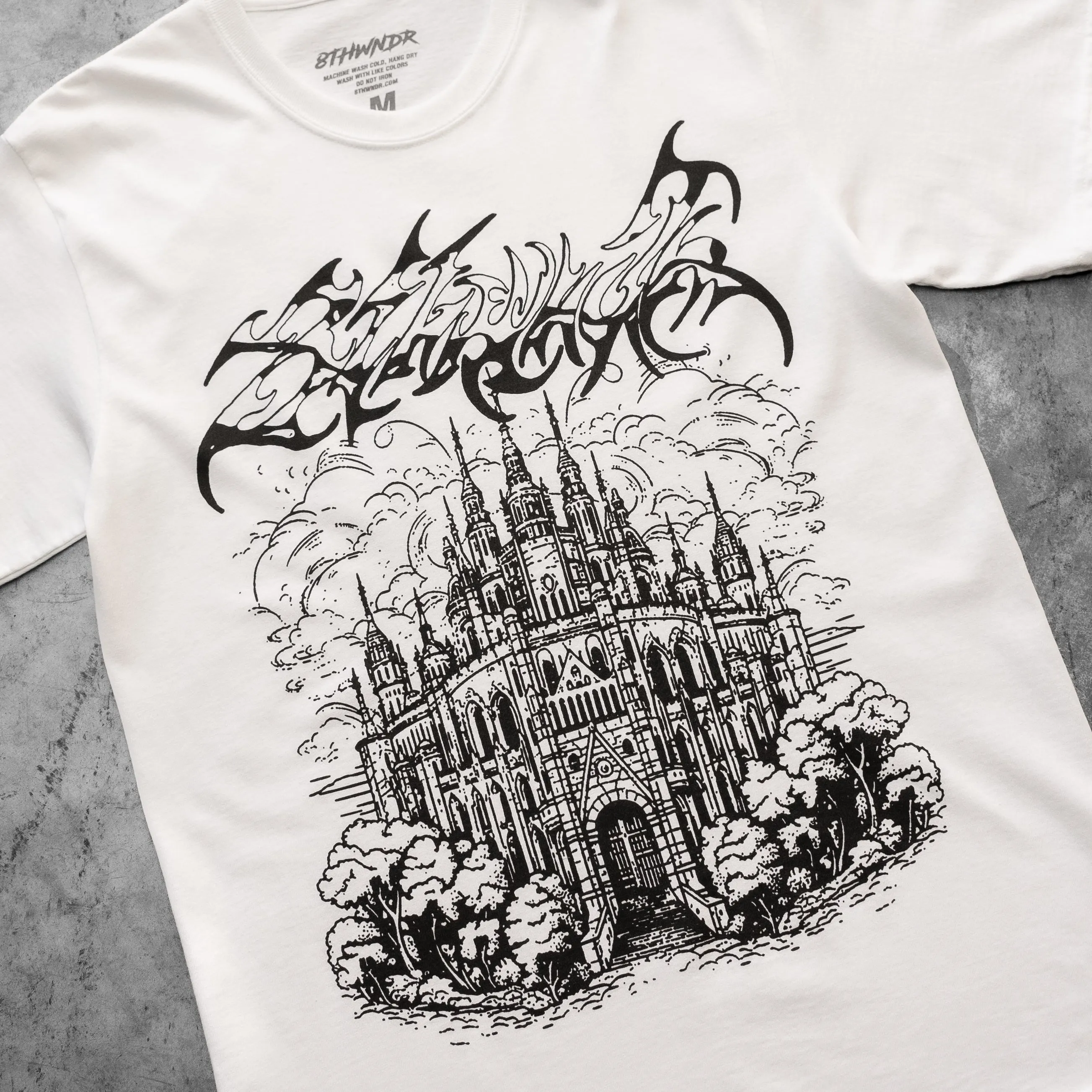 CASTLE TEE WHITE sold by 8thwndr product image thumbnail 3