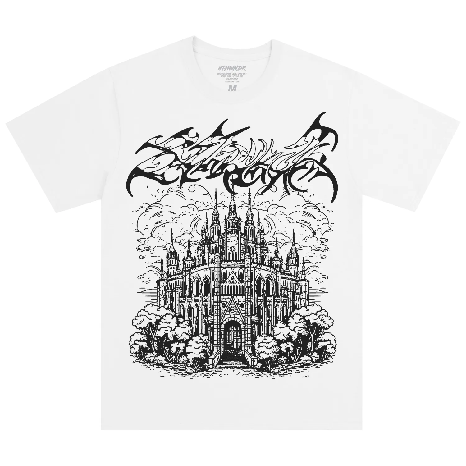 CASTLE TEE WHITE sold by 8thwndr
