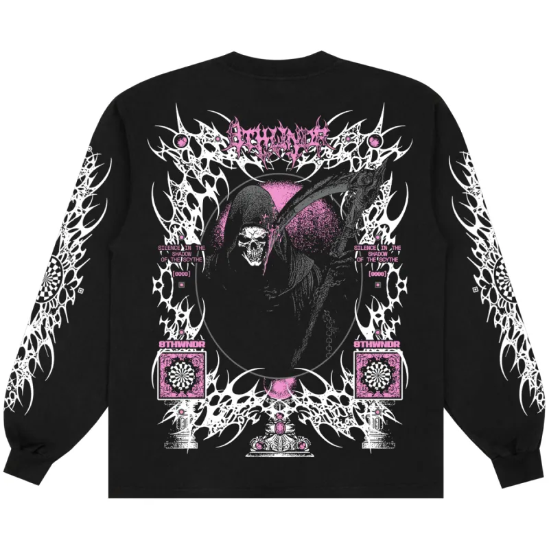 REAPER L/S TEE BLACK sold by 8thwndr