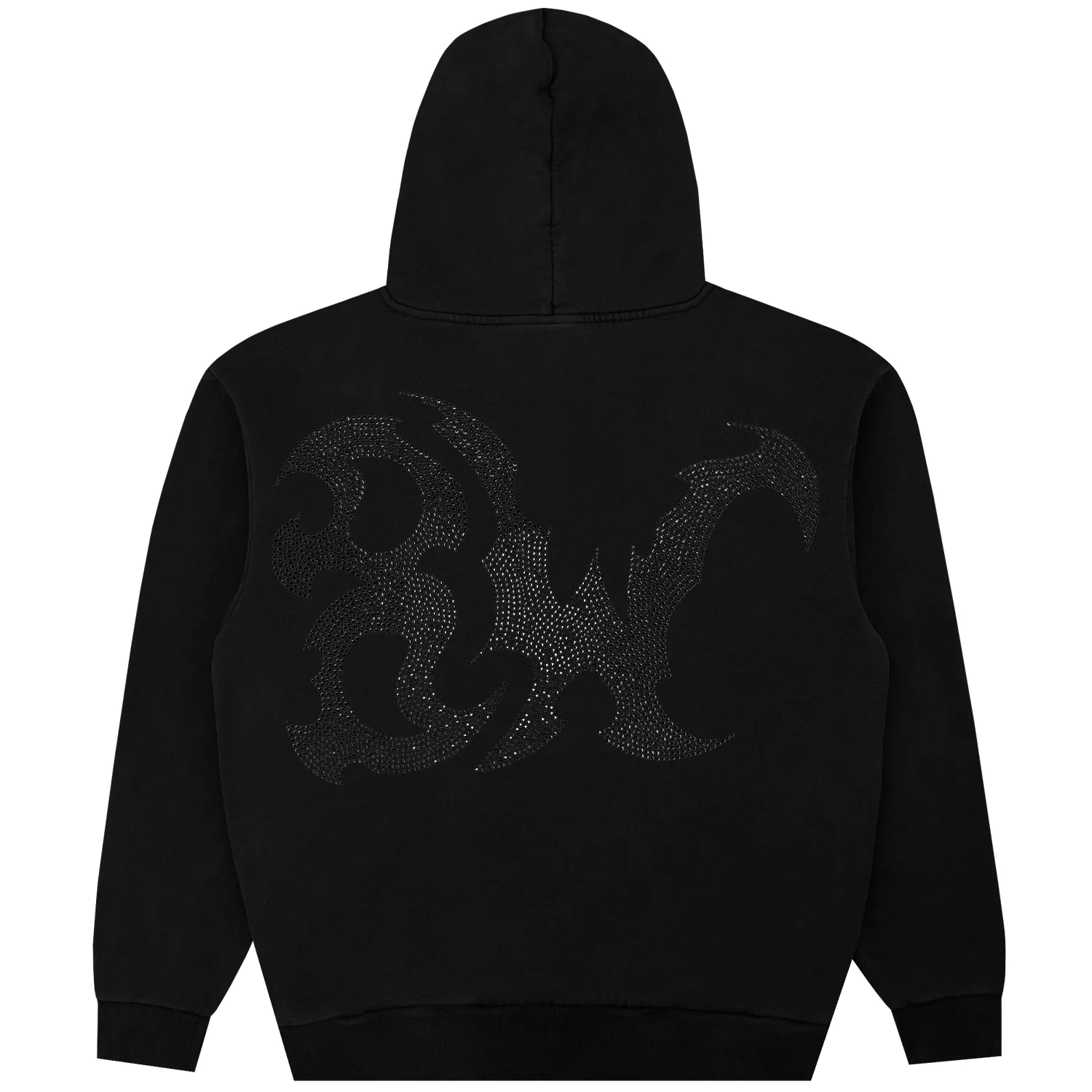 8W RHINESTONE HOODIE BLACK sold by 8thwndr