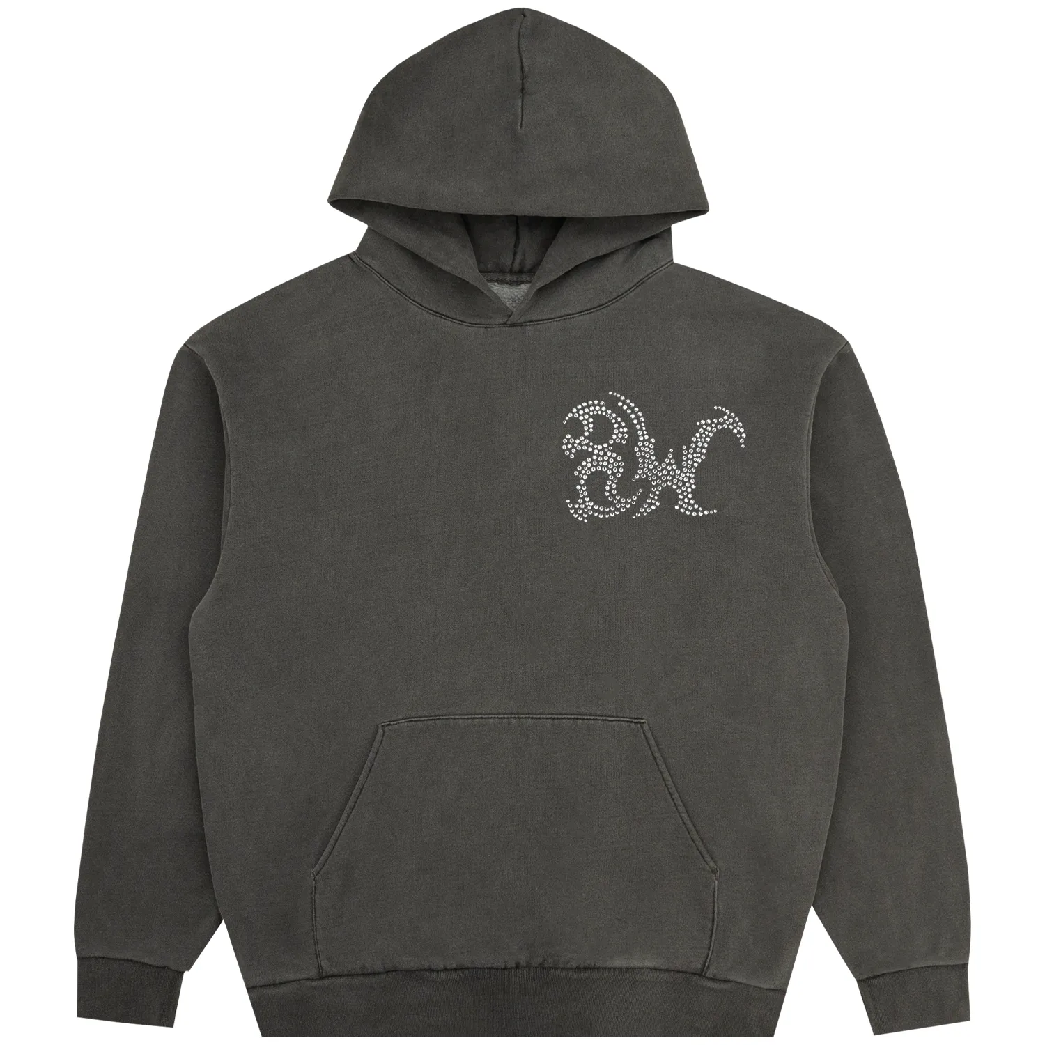 8W RHINESTONE HOODIE WASHED GREY sold by 8thwndr product image thumbnail 2