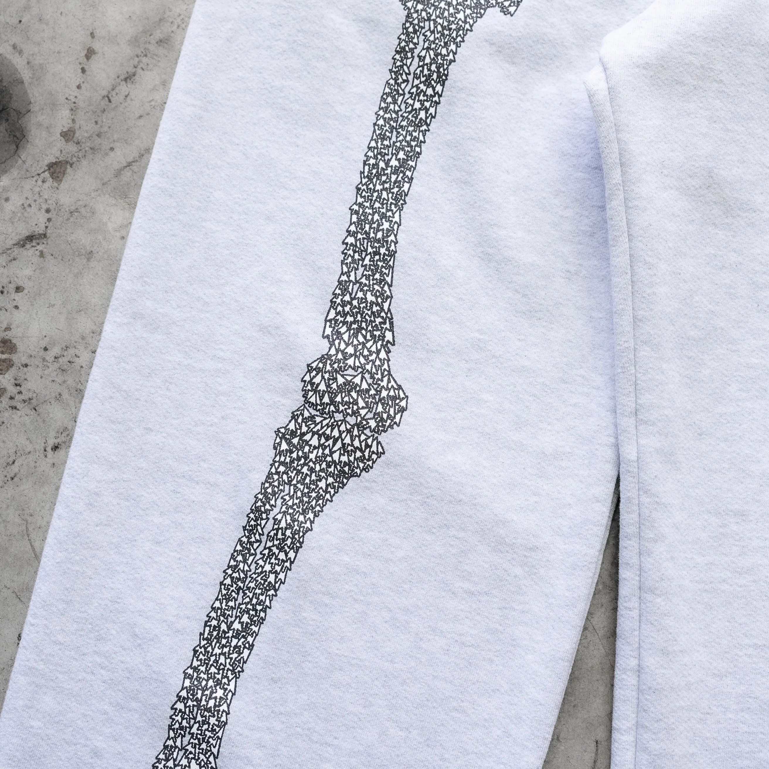 BONE CURSOR SWEATPANTS GREY sold by 8thwndr product image thumbnail 5