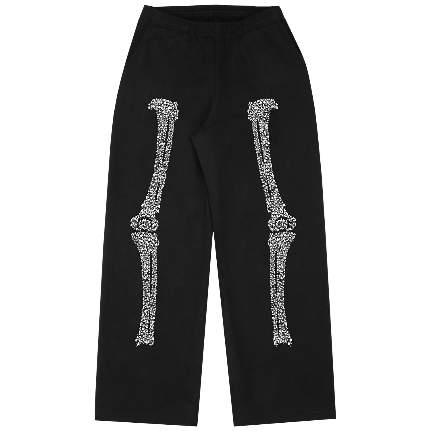 BONE CURSOR SWEATPANTS BLACK sold by 8thwndr