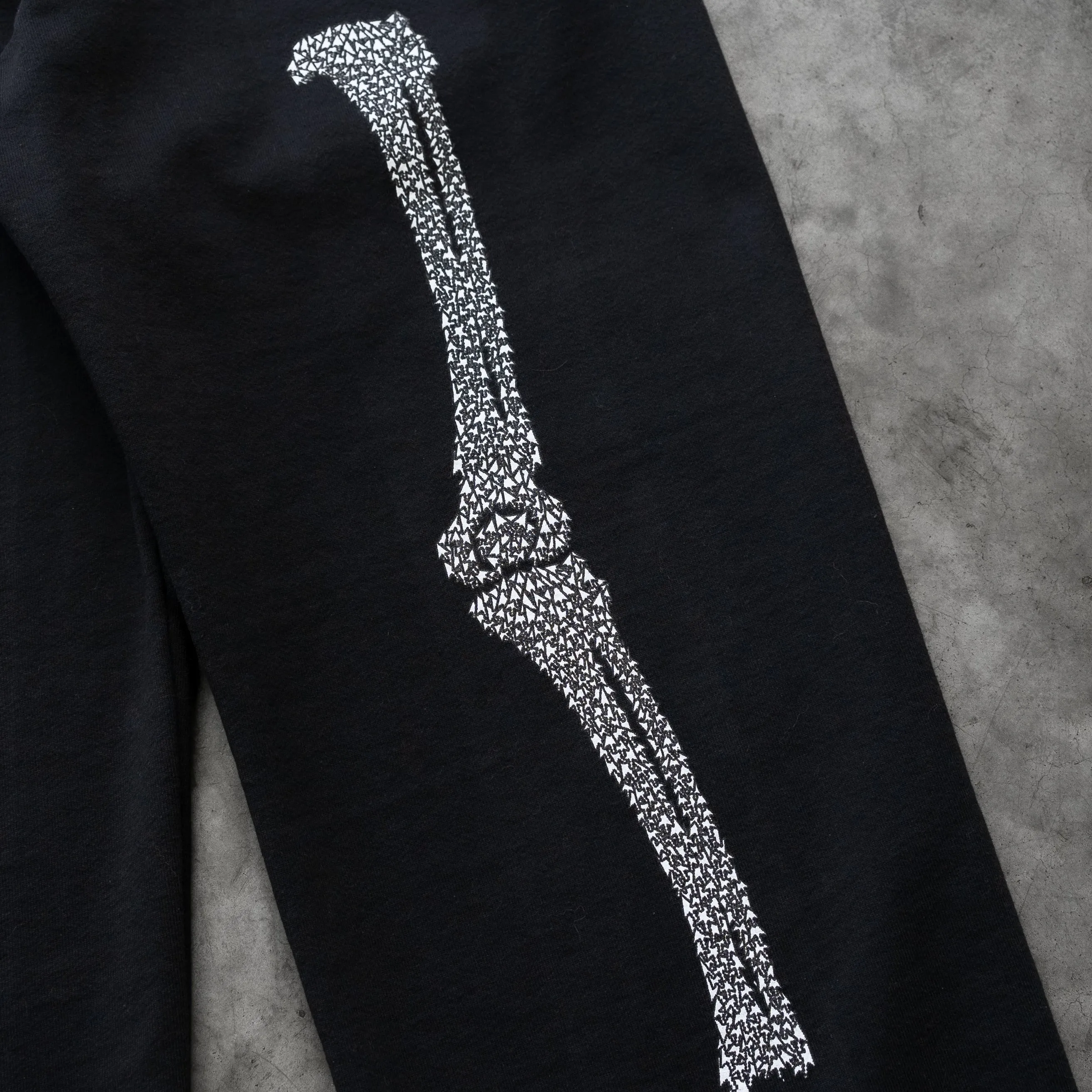 BONE CURSOR SWEATPANTS BLACK sold by 8thwndr product image thumbnail 4