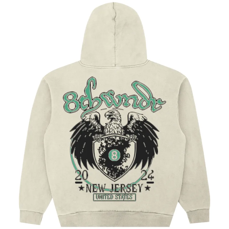 EAGLE HOODIE IVORY sold by 8thwndr