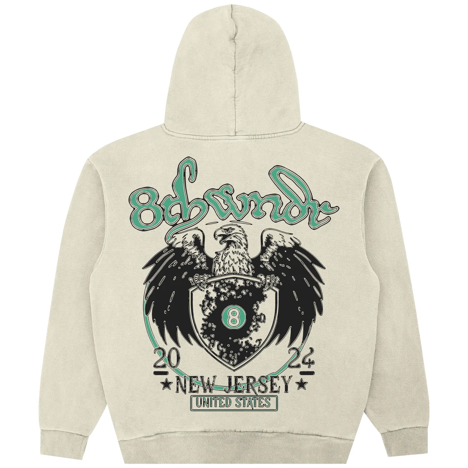 EAGLE HOODIE IVORY sold by 8thwndr