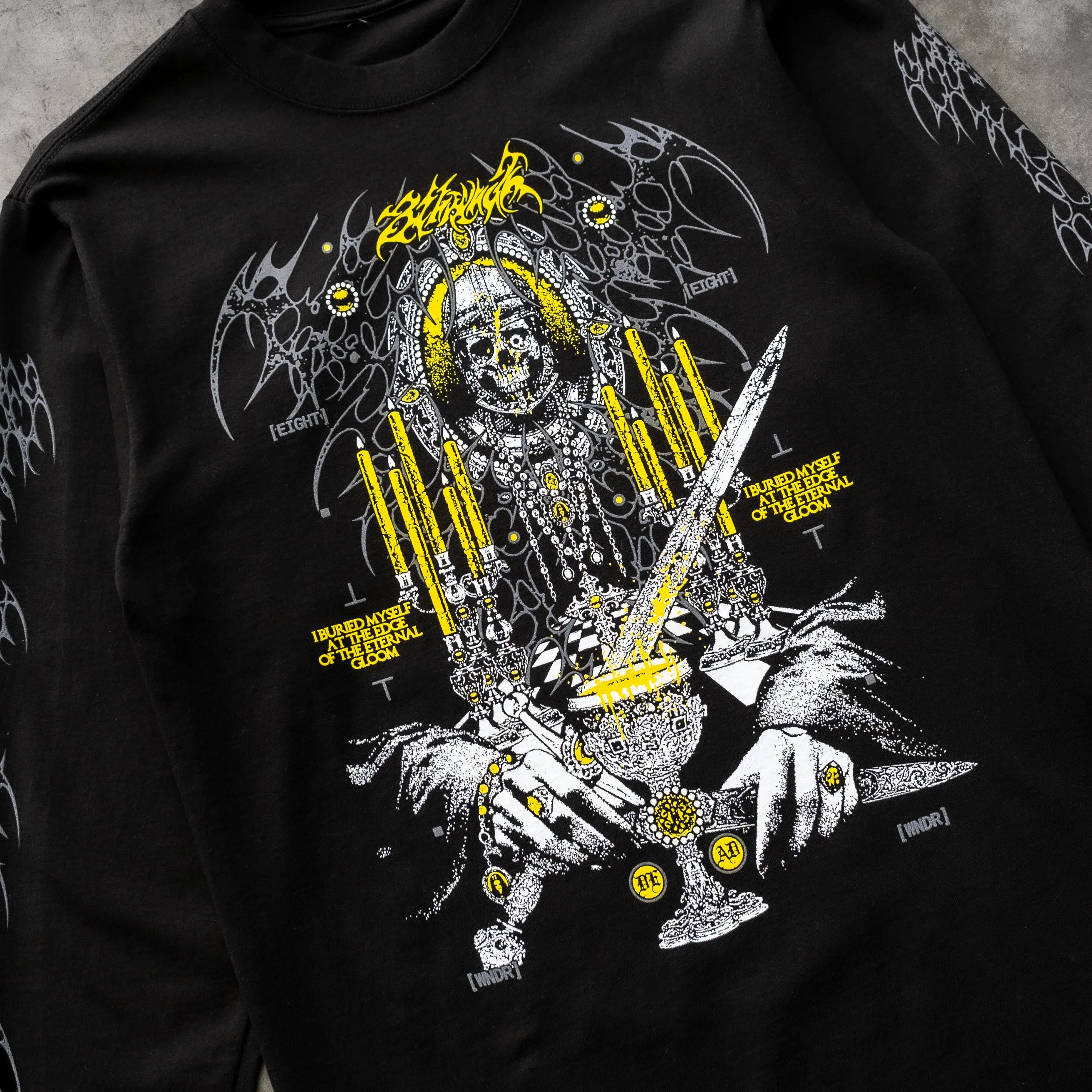 GLOOM L/S TEE BLACK sold by 8thwndr product image thumbnail 5