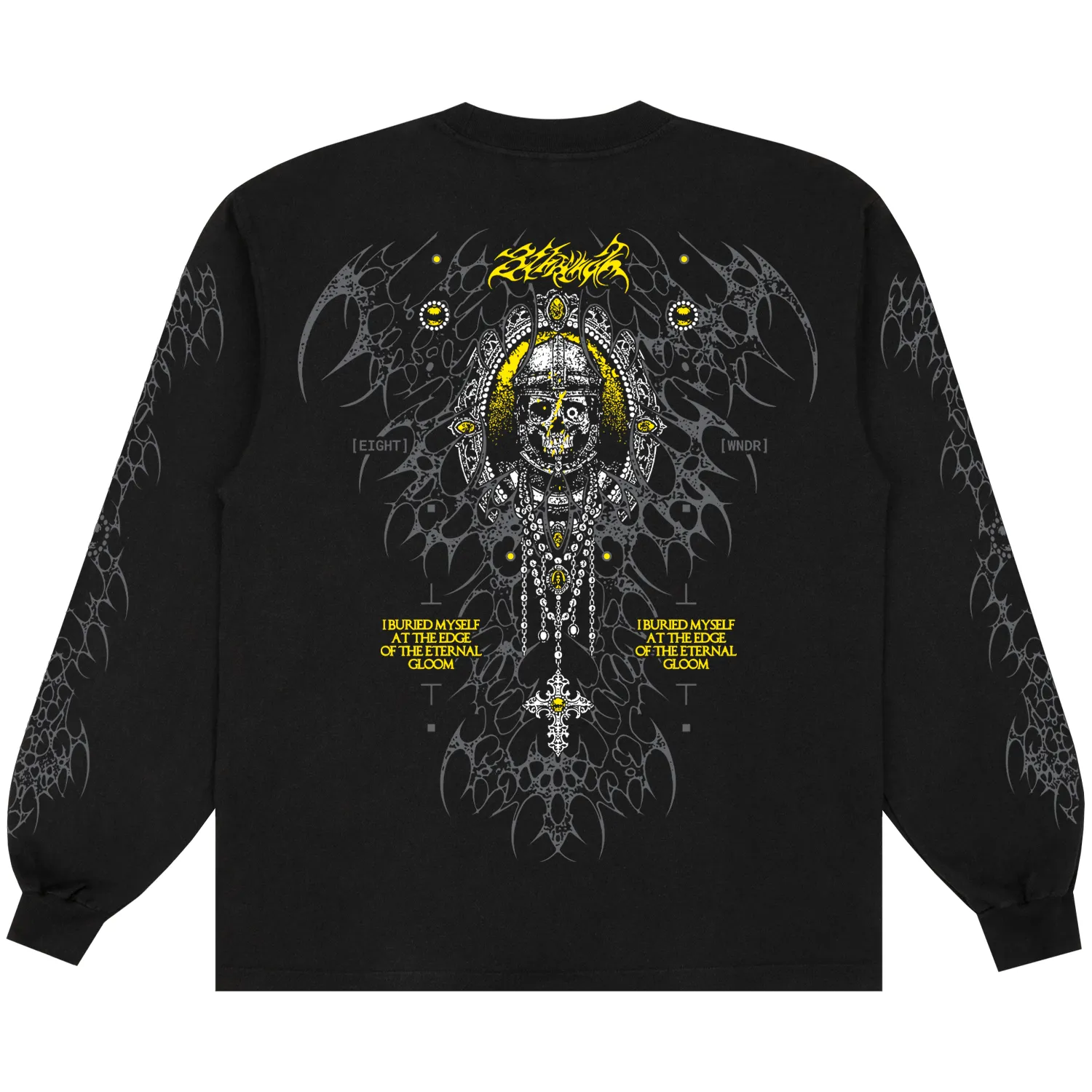 GLOOM L/S TEE BLACK sold by 8thwndr product image thumbnail 2