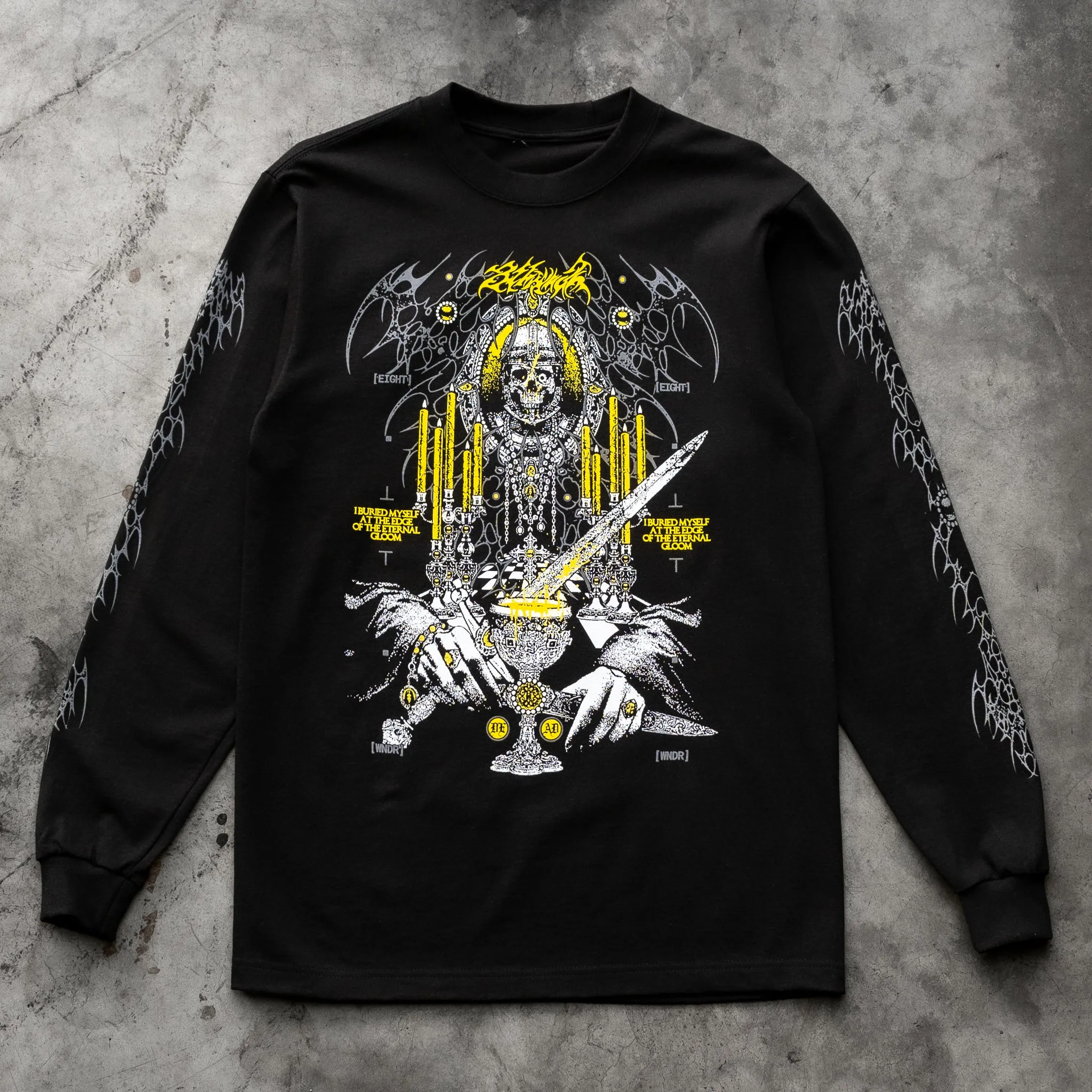 GLOOM L/S TEE BLACK sold by 8thwndr product image thumbnail 3