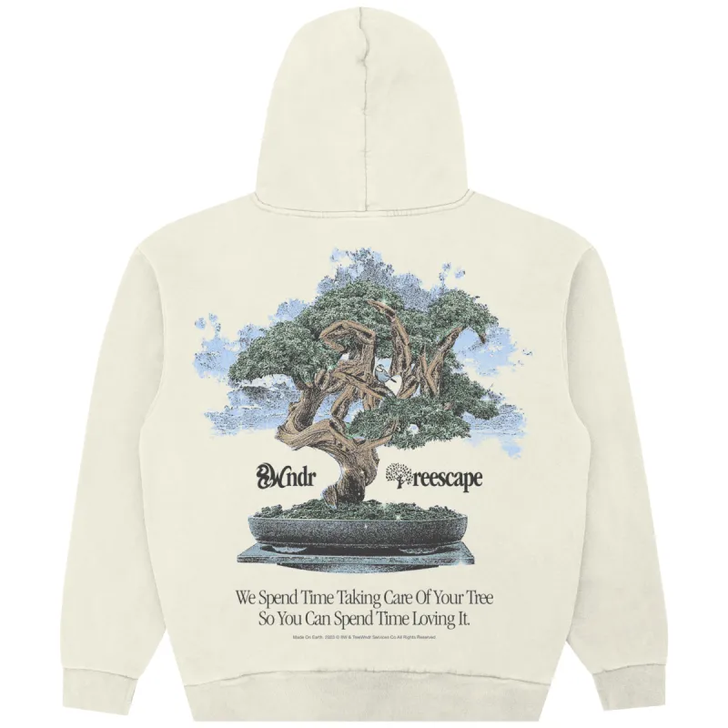 TREESCAPE HOODIE CREAM sold by 8thwndr