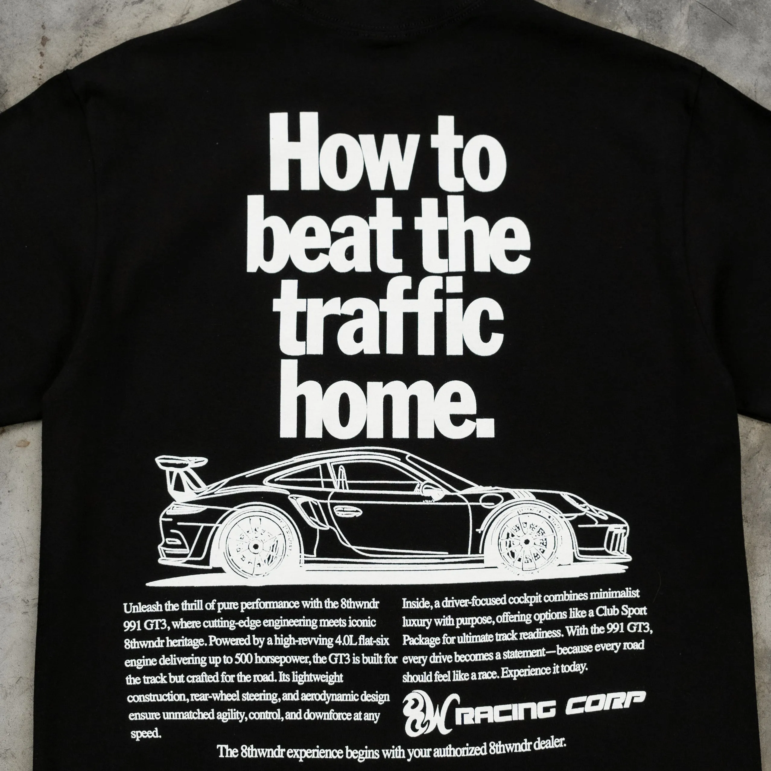 TRAFFIC TEE BLACK sold by 8thwndr product image thumbnail 5