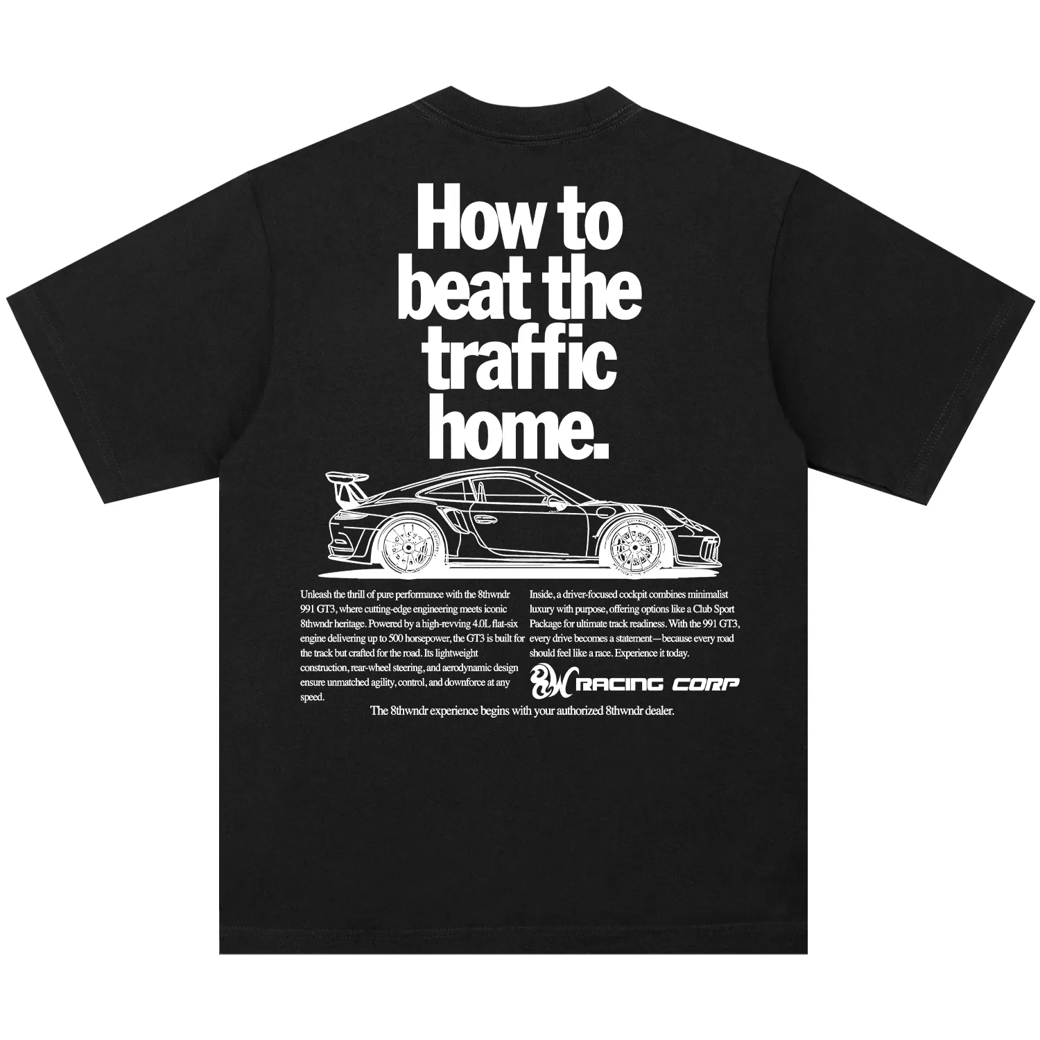 TRAFFIC TEE BLACK sold by 8thwndr