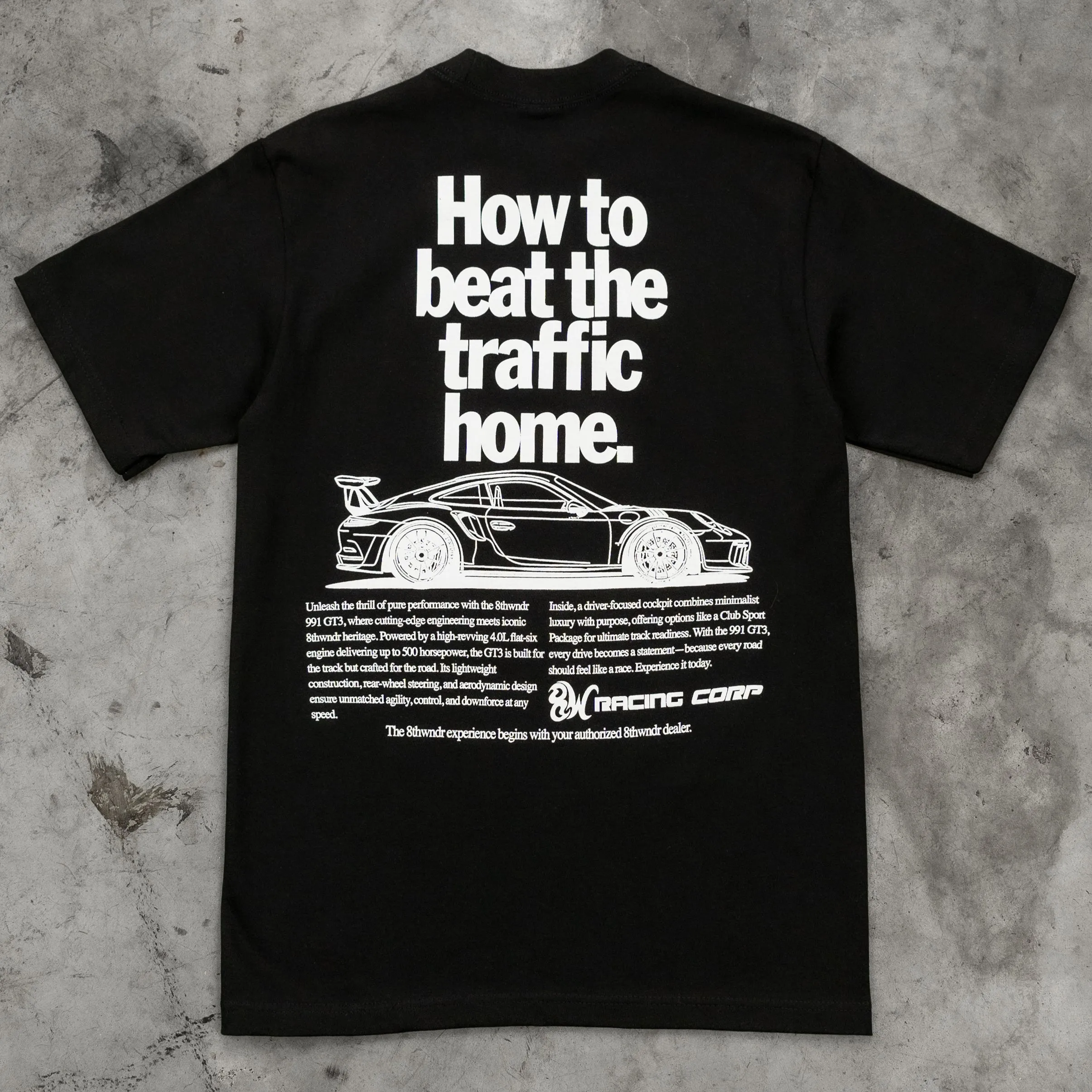 TRAFFIC TEE BLACK sold by 8thwndr product image thumbnail 3