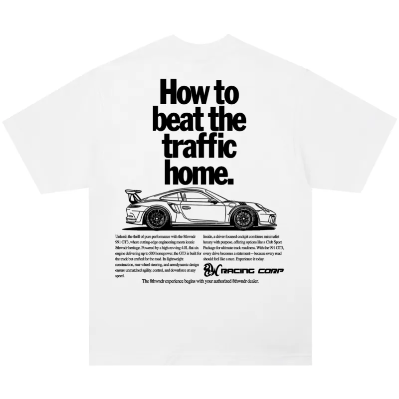 TRAFFIC TEE WHITE sold by 8thwndr