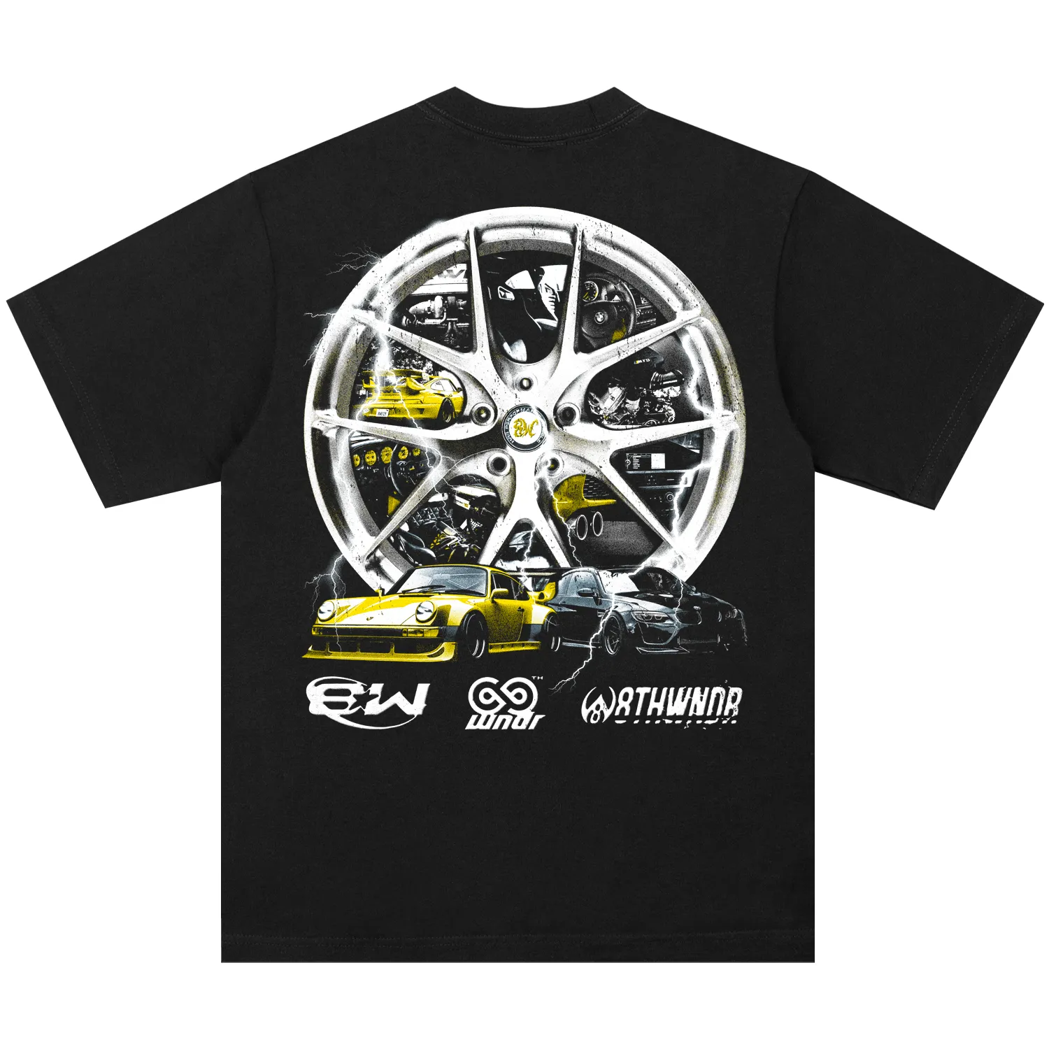 WHEEL TEE BLACK sold by 8thwndr