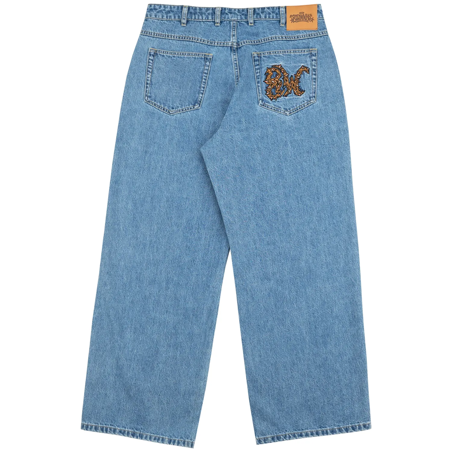 8W SPIKE BAT BAGGY JEANS BLUE sold by 8thwndr product image thumbnail 2