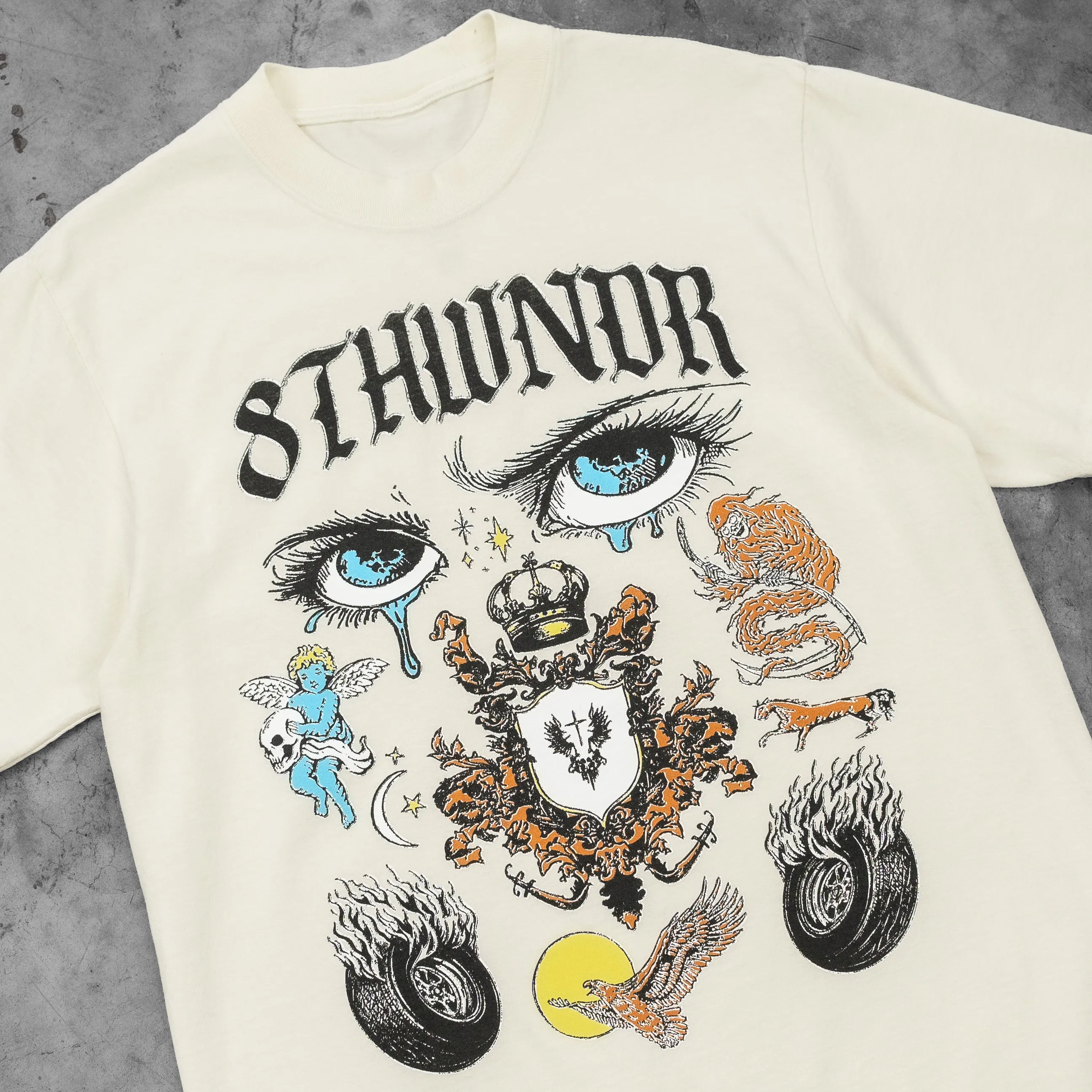 CREST TEE CREAM sold by 8thwndr product image thumbnail 3