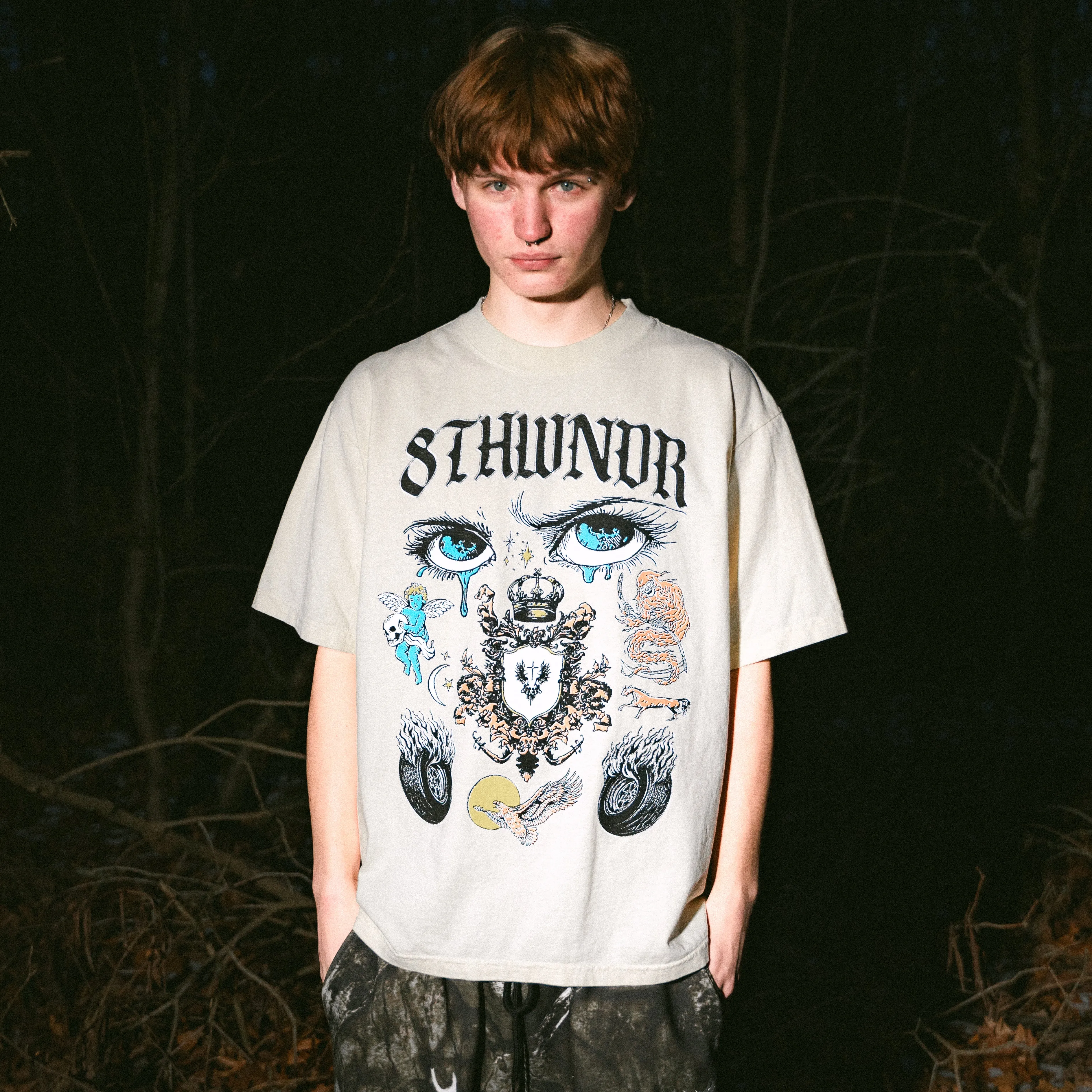 CREST TEE CREAM sold by 8thwndr product image thumbnail 5