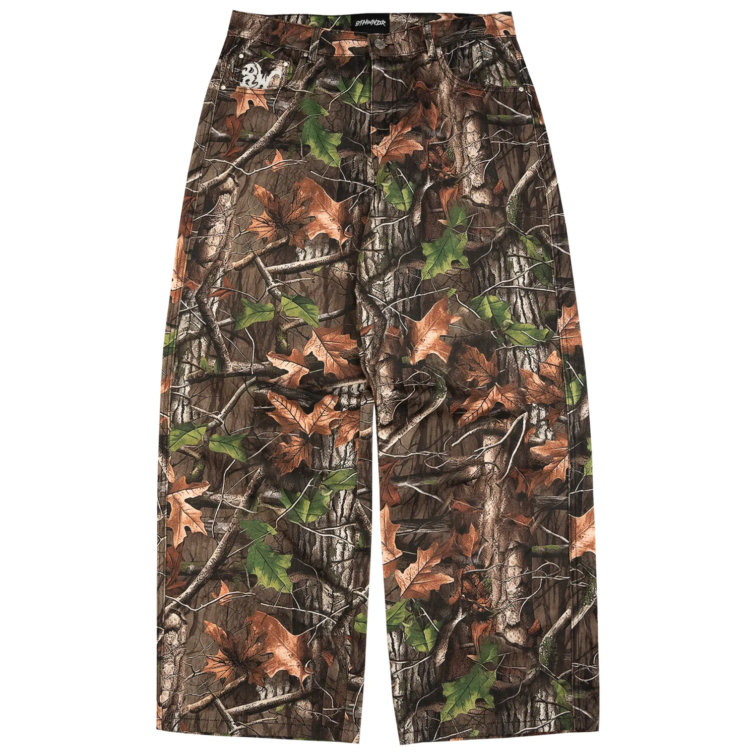 8W FOREST CAMO BAGGY JEANS sold by 8thwndr