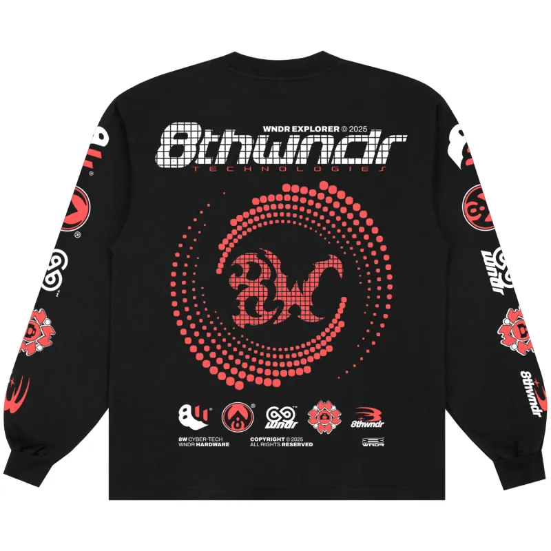 WNDR EXPLORER L/S TEE BLACK sold by 8thwndr