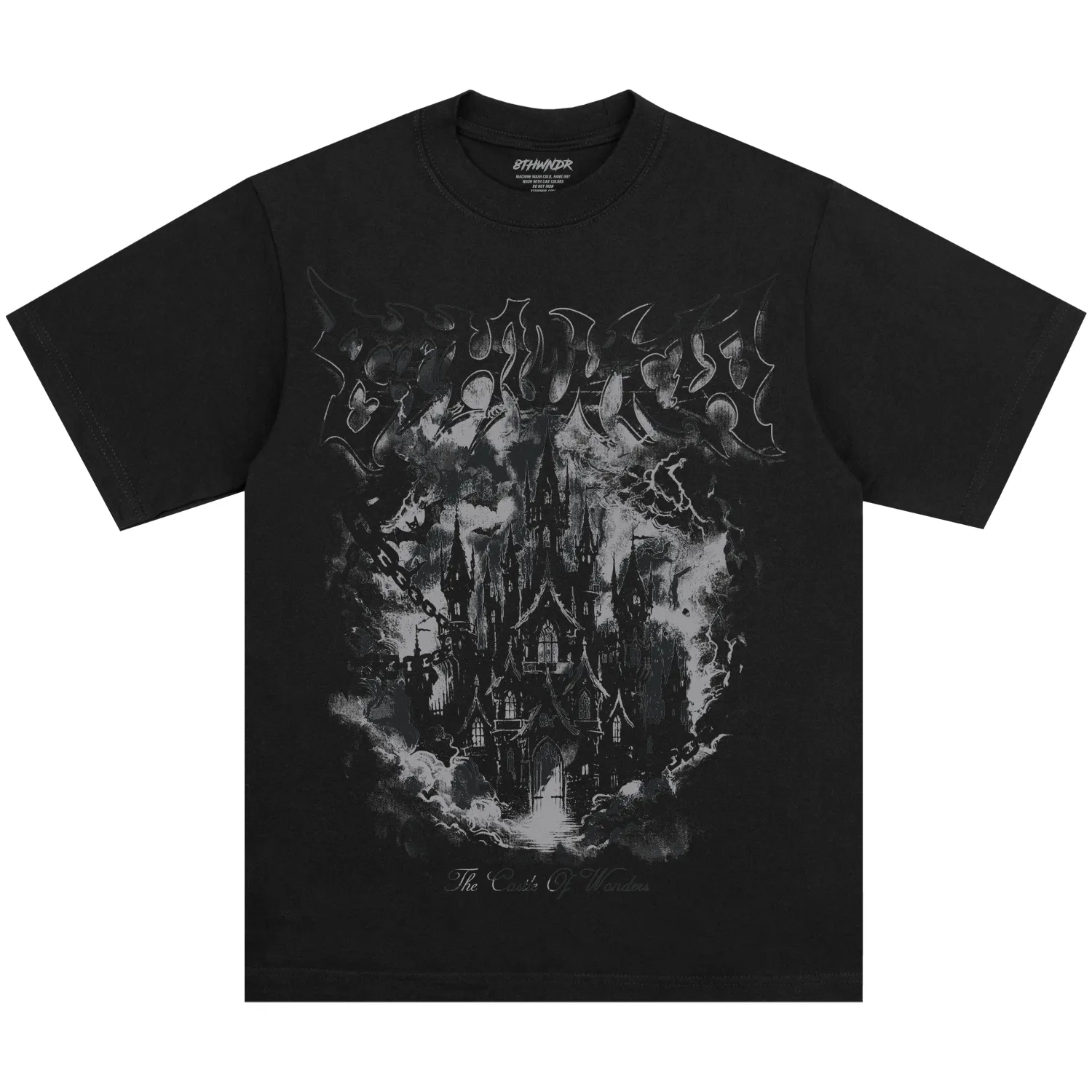CASTLE OF WONDER TEE BLACK sold by 8thwndr