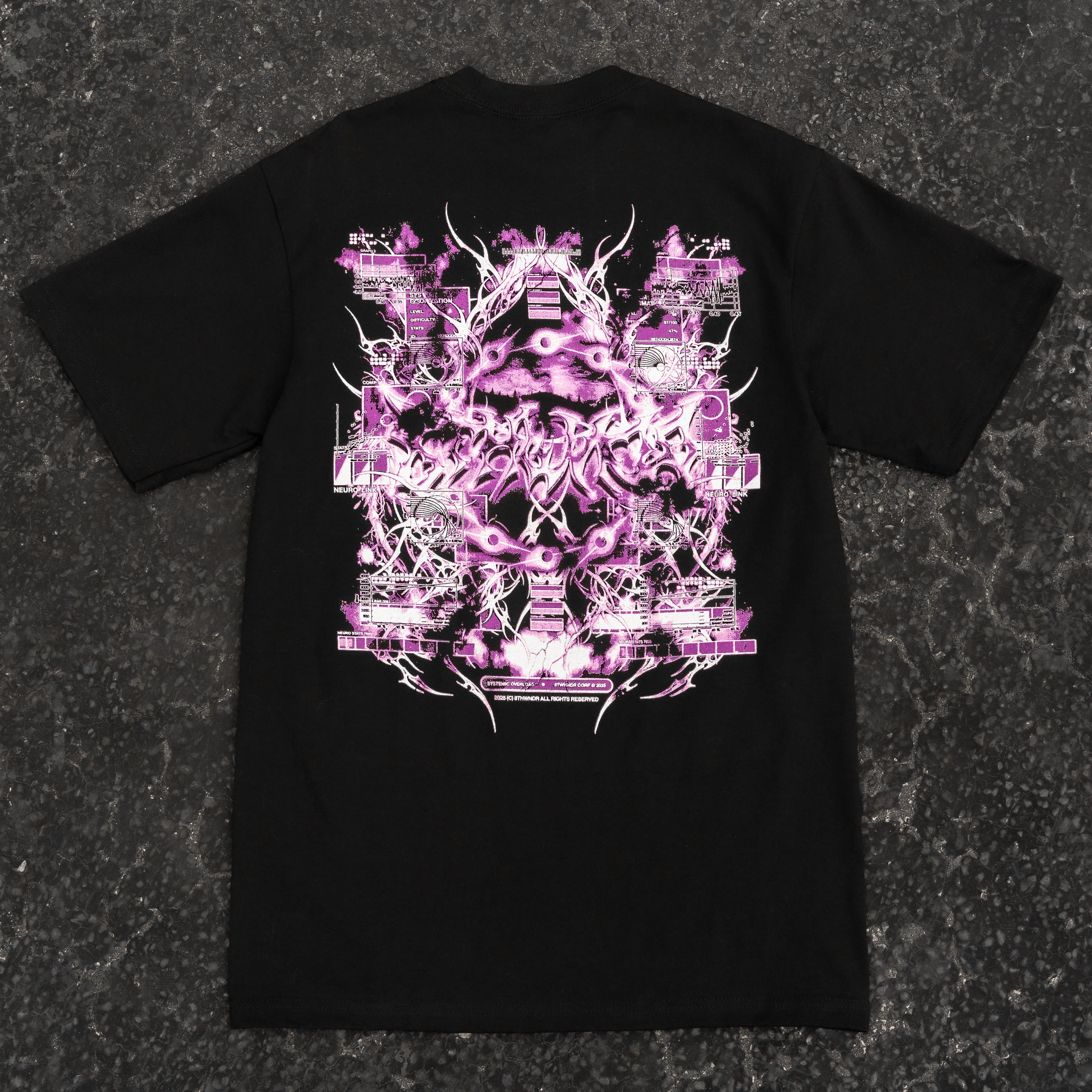CYBERHEAVEN V6 TEE BLACK sold by 8thwndr product image thumbnail 3