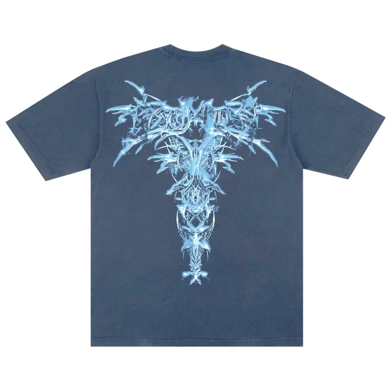 CYBERSPINE V2 TEE VINTAGE BLUE sold by 8thwndr