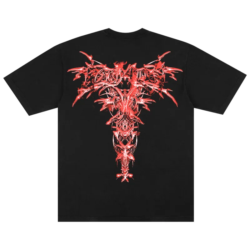 CYBERSPINE V2 TEE BLACK sold by 8thwndr