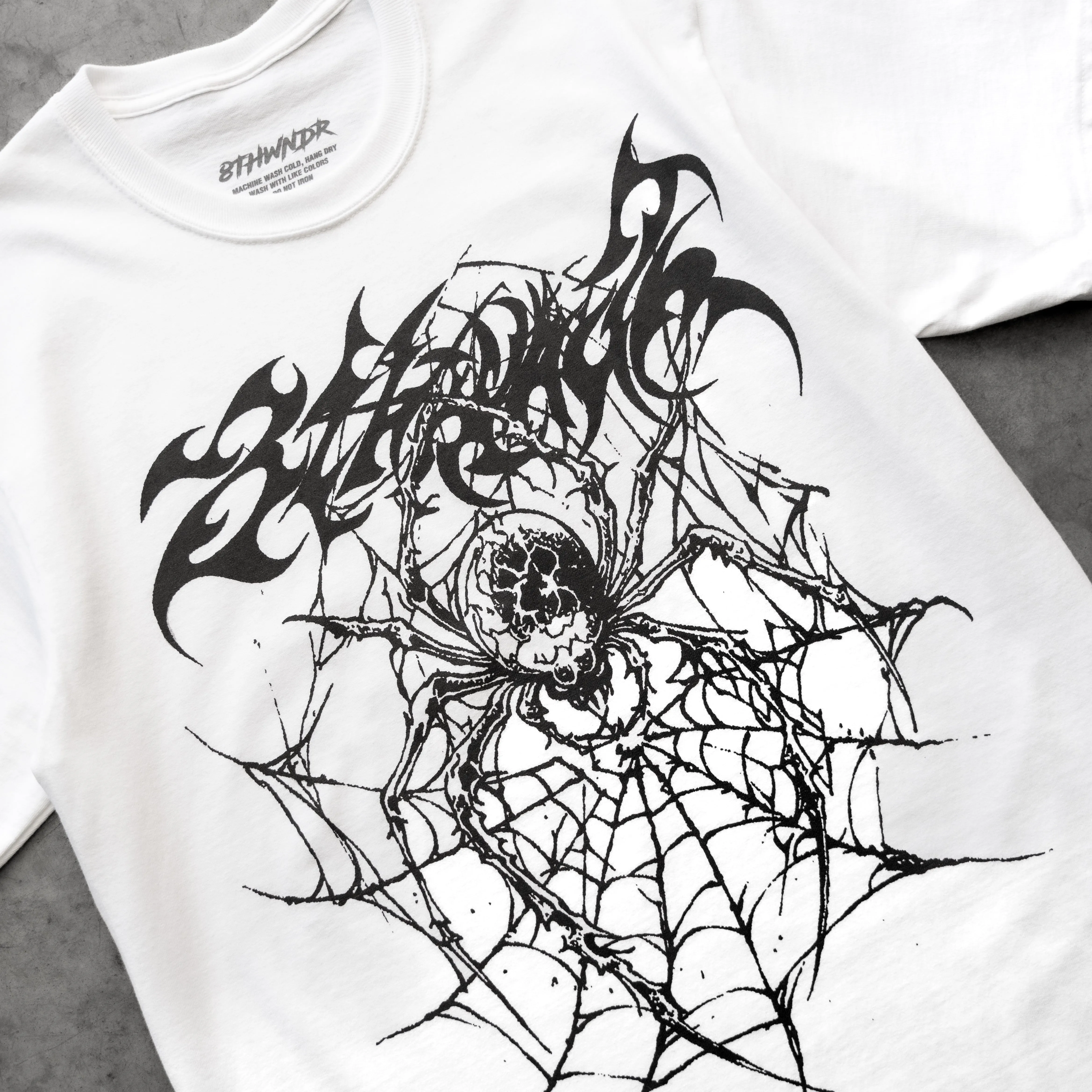 TRIBAL SPIDER TEE WHITE sold by 8thwndr product image thumbnail 3