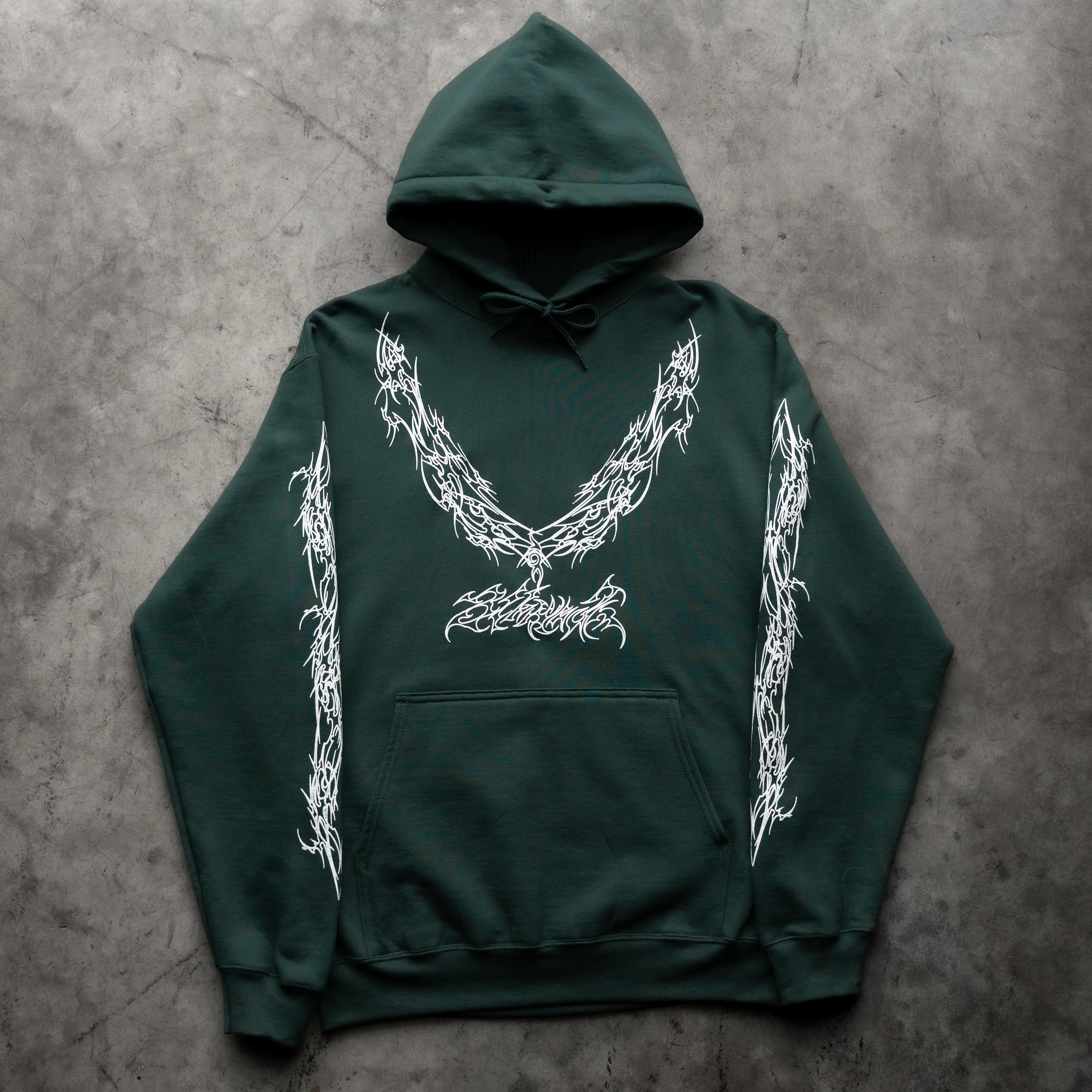 NECKLACE HOODIE DARK GREEN sold by 8thwndr product image thumbnail 3