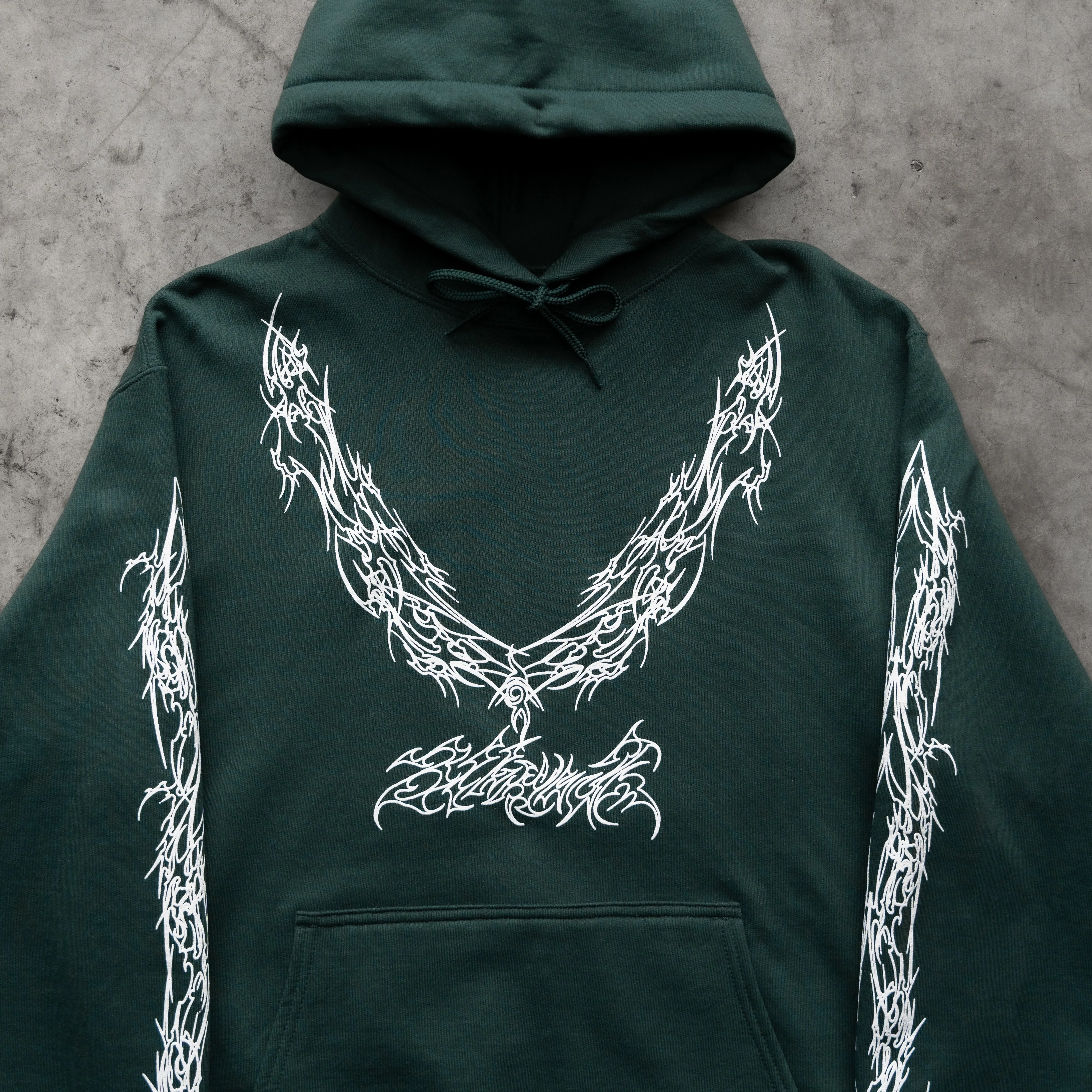 NECKLACE HOODIE DARK GREEN sold by 8thwndr product image thumbnail 5