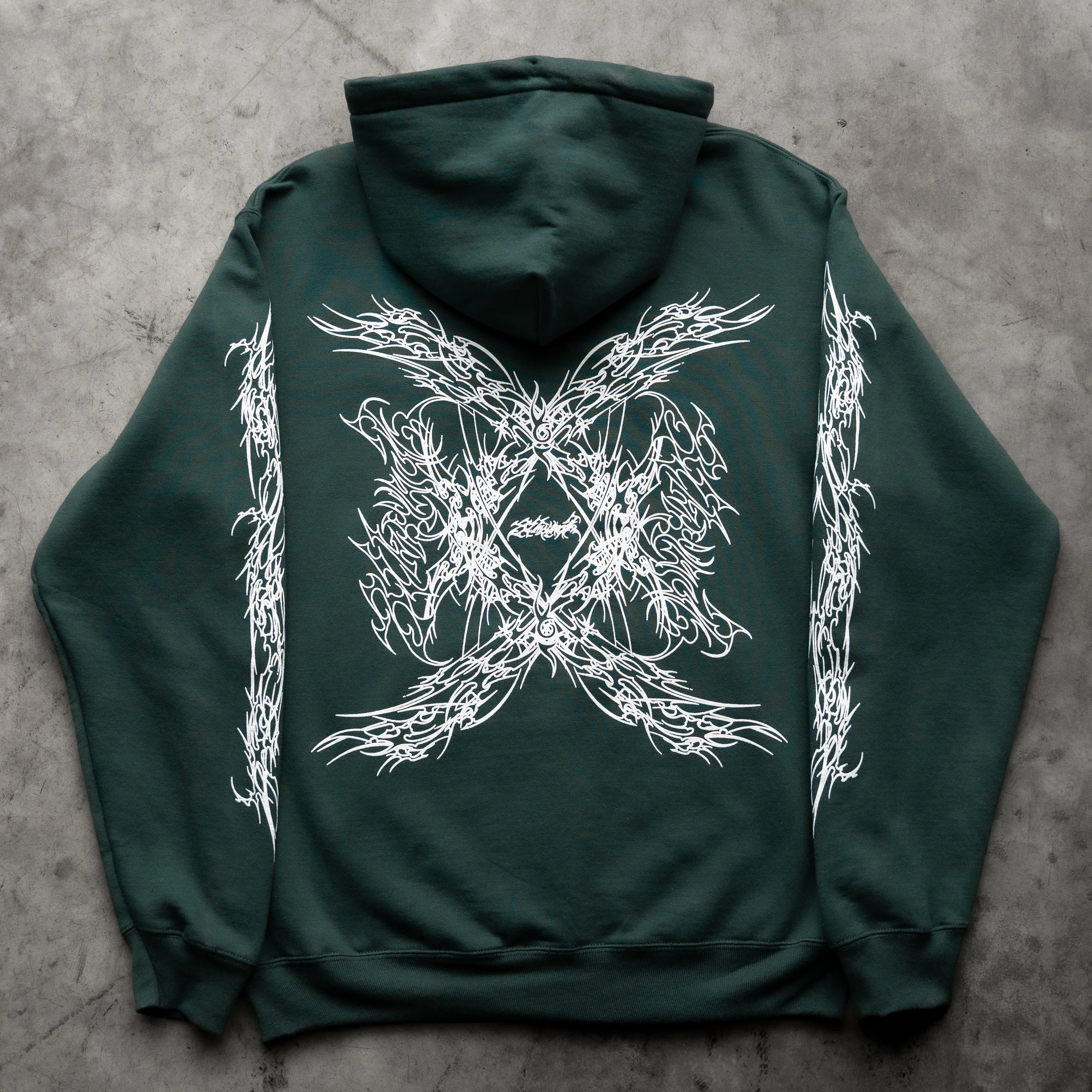 NECKLACE HOODIE DARK GREEN sold by 8thwndr product image thumbnail 4