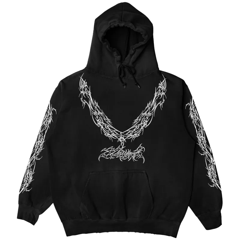 NECKLACE HOODIE BLACK sold by 8thwndr