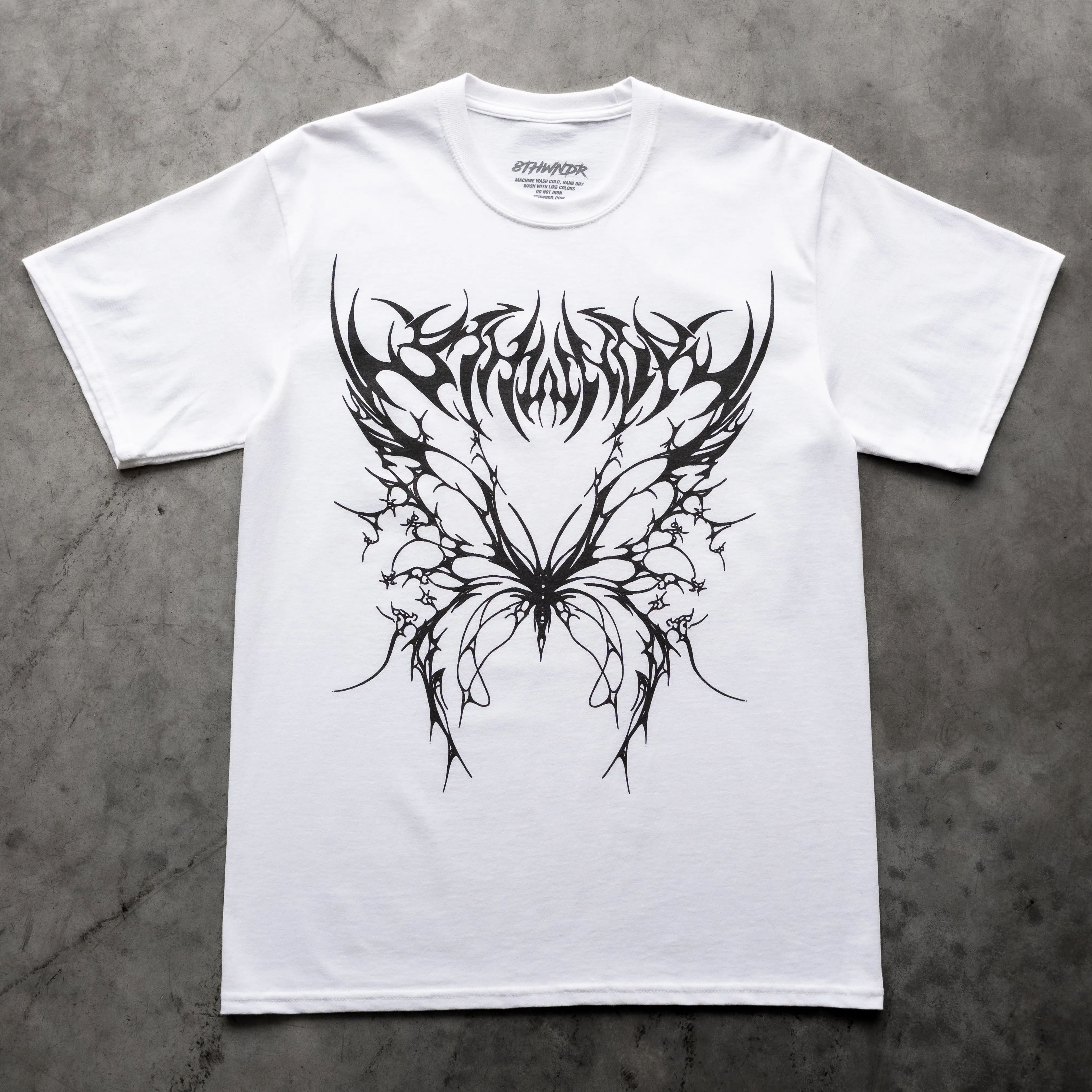 TRIBAL BUTTERFLY TEE WHITE sold by 8thwndr product image thumbnail 2