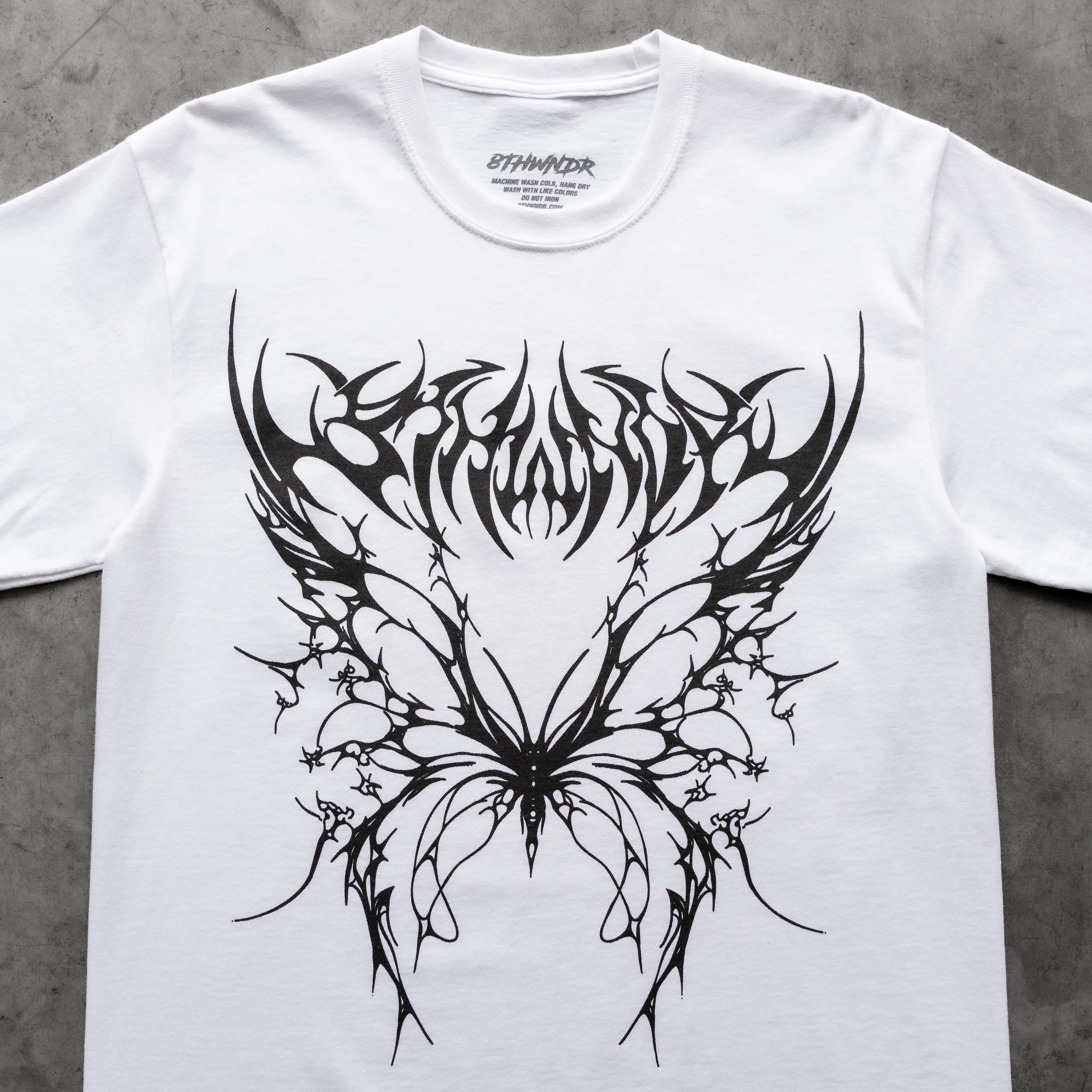 TRIBAL BUTTERFLY TEE WHITE sold by 8thwndr product image thumbnail 3