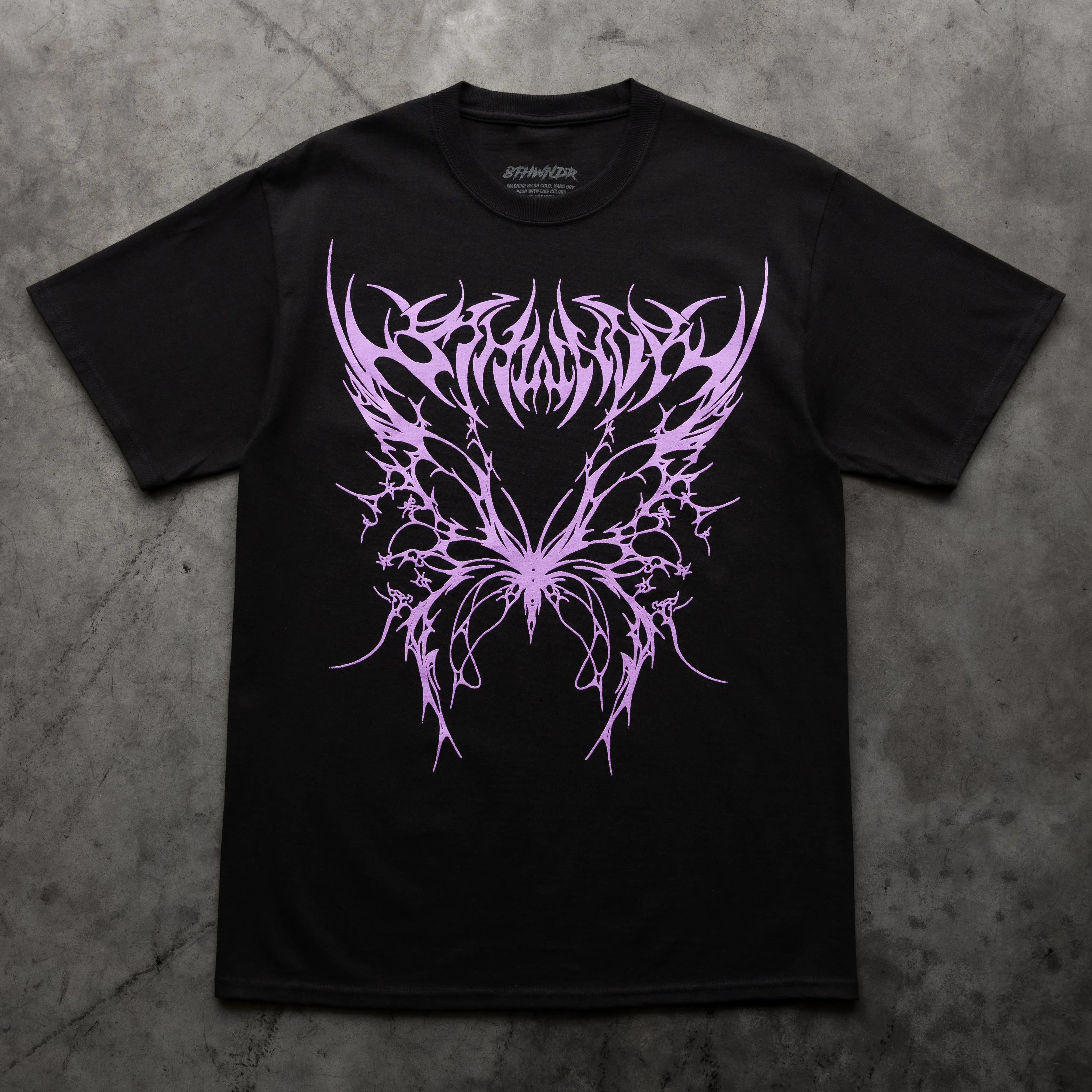 TRIBAL BUTTERFLY TEE BLACK sold by 8thwndr product image thumbnail 2