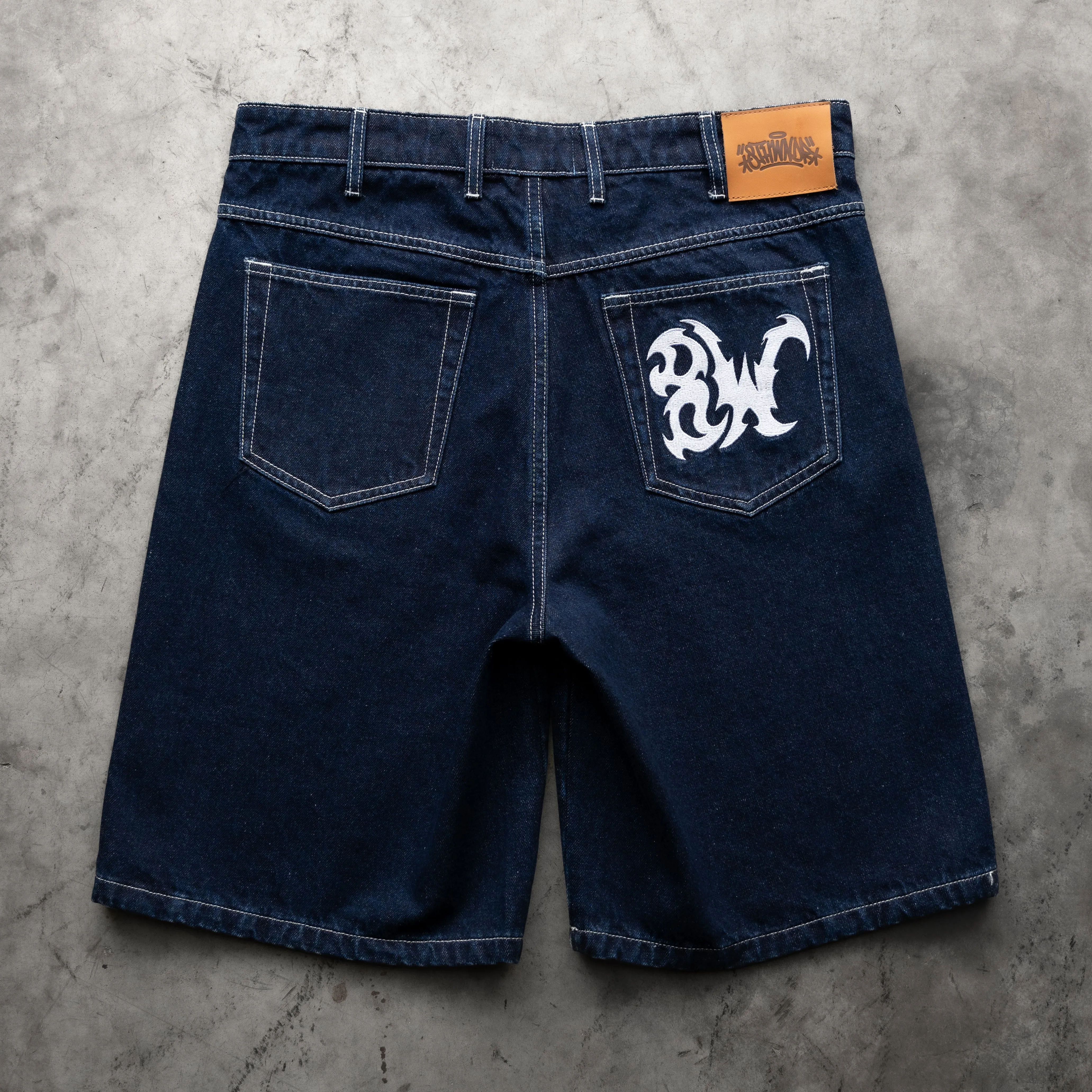 8W TRIBAL BAGGY JORTS DARK BLUE sold by 8thwndr product image thumbnail 4