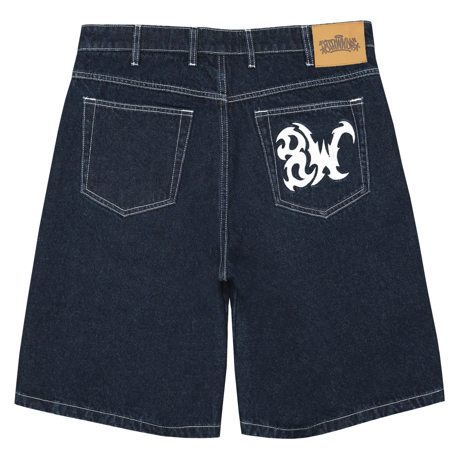 8W TRIBAL BAGGY JORTS DARK BLUE sold by 8thwndr product image thumbnail 2