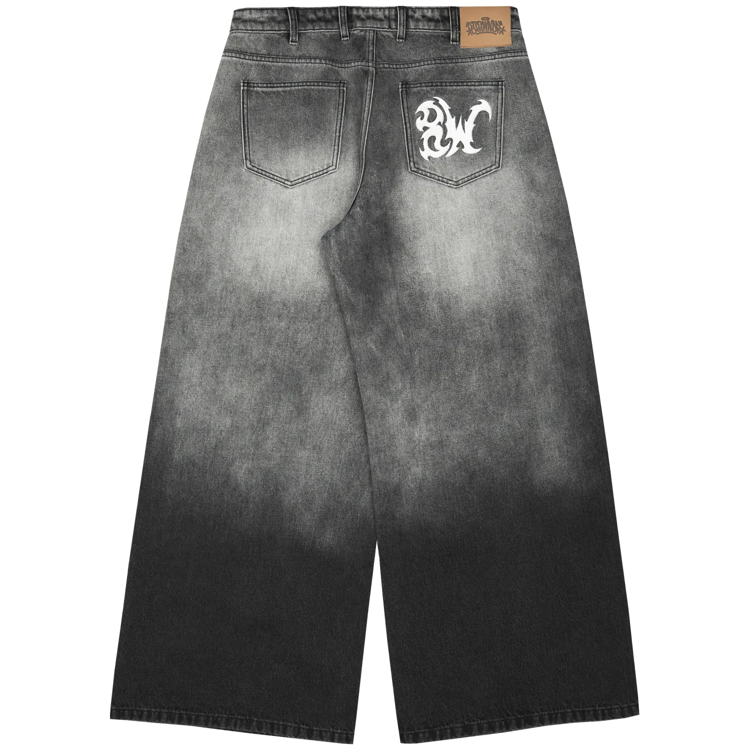 8W TRIBAL BAGGY JEANS GREYSCALE sold by 8thwndr product image thumbnail 2