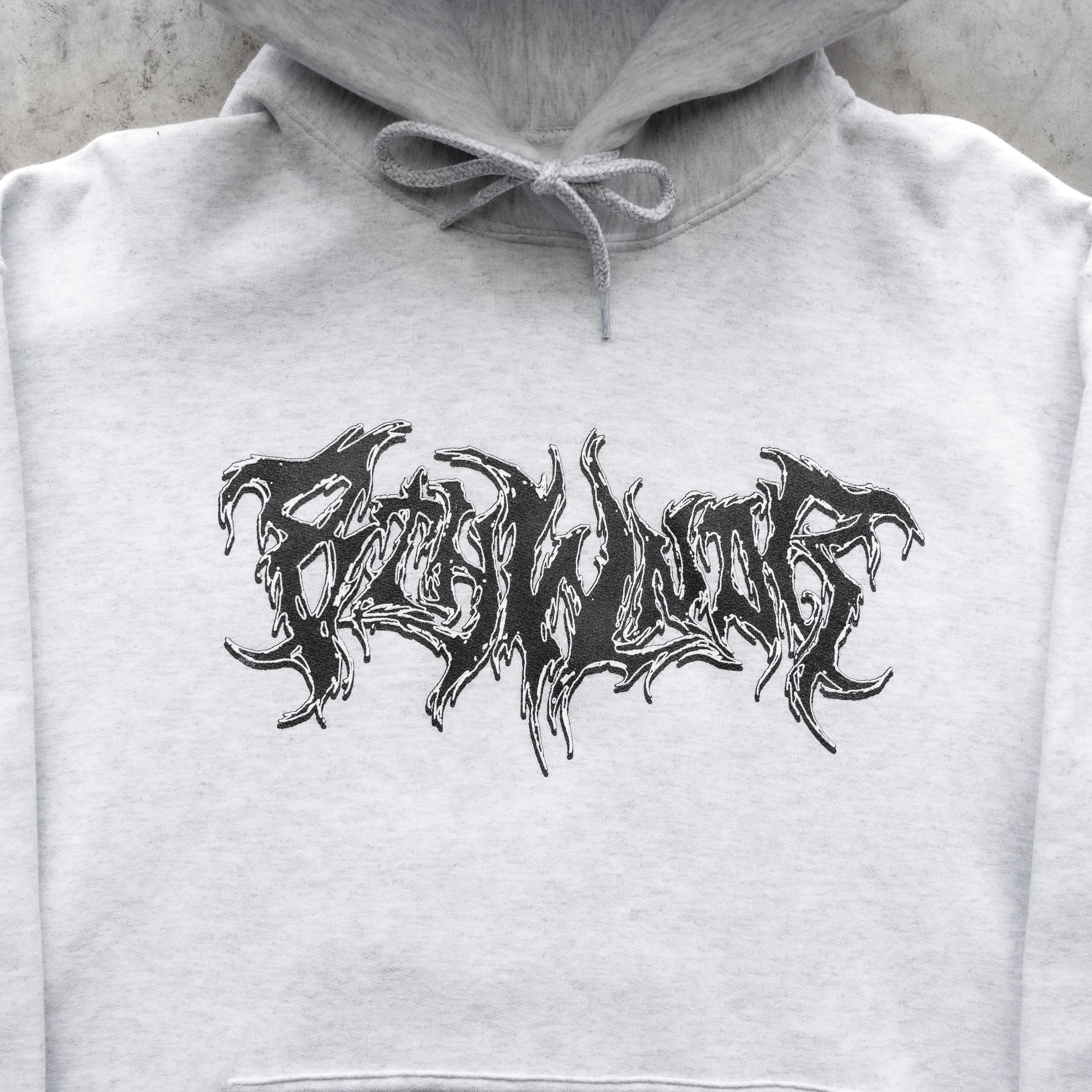 PLAGUE LOGO HOODIE ASH sold by 8thwndr product image thumbnail 3
