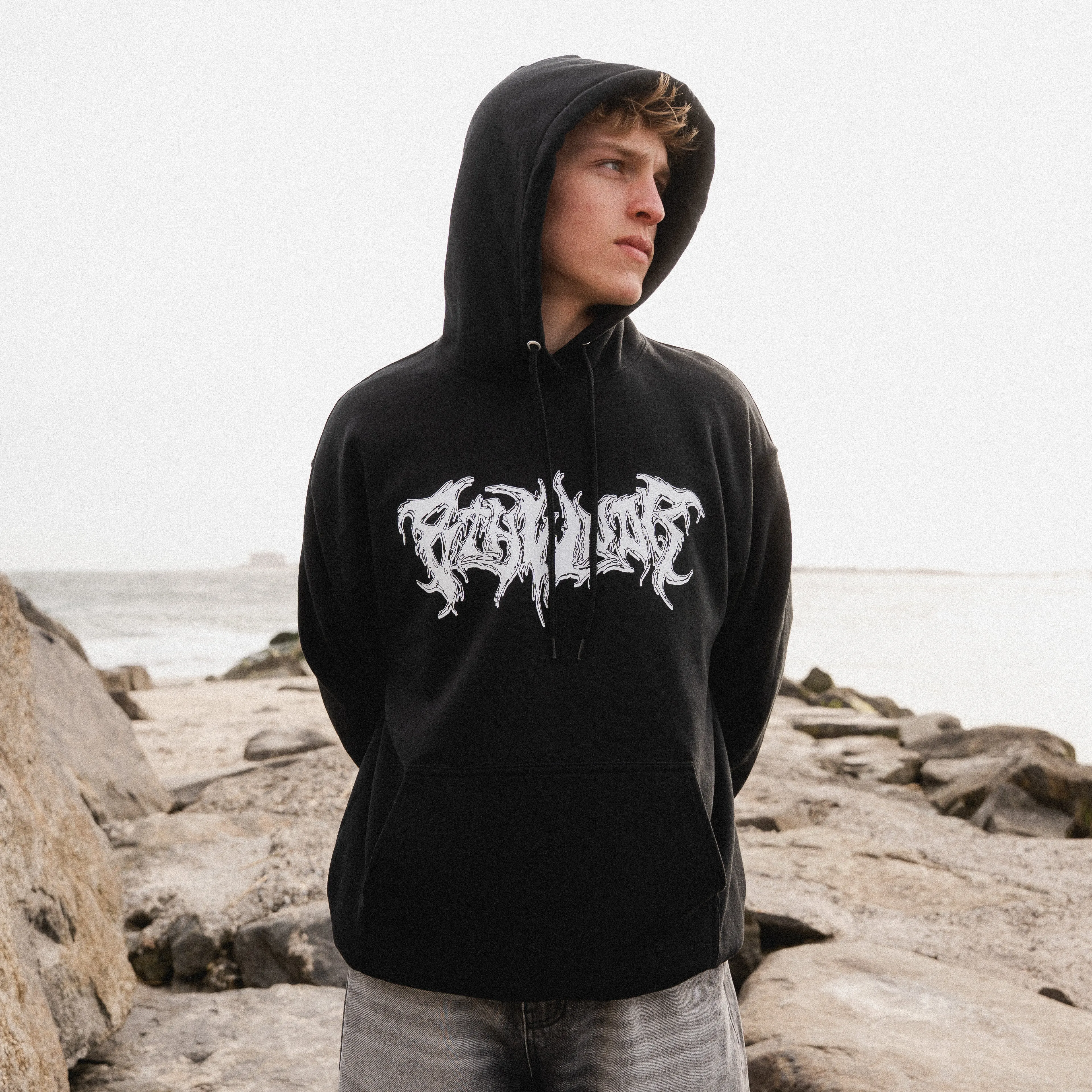 PLAGUE LOGO HOODIE BLACK sold by 8thwndr product image thumbnail 5